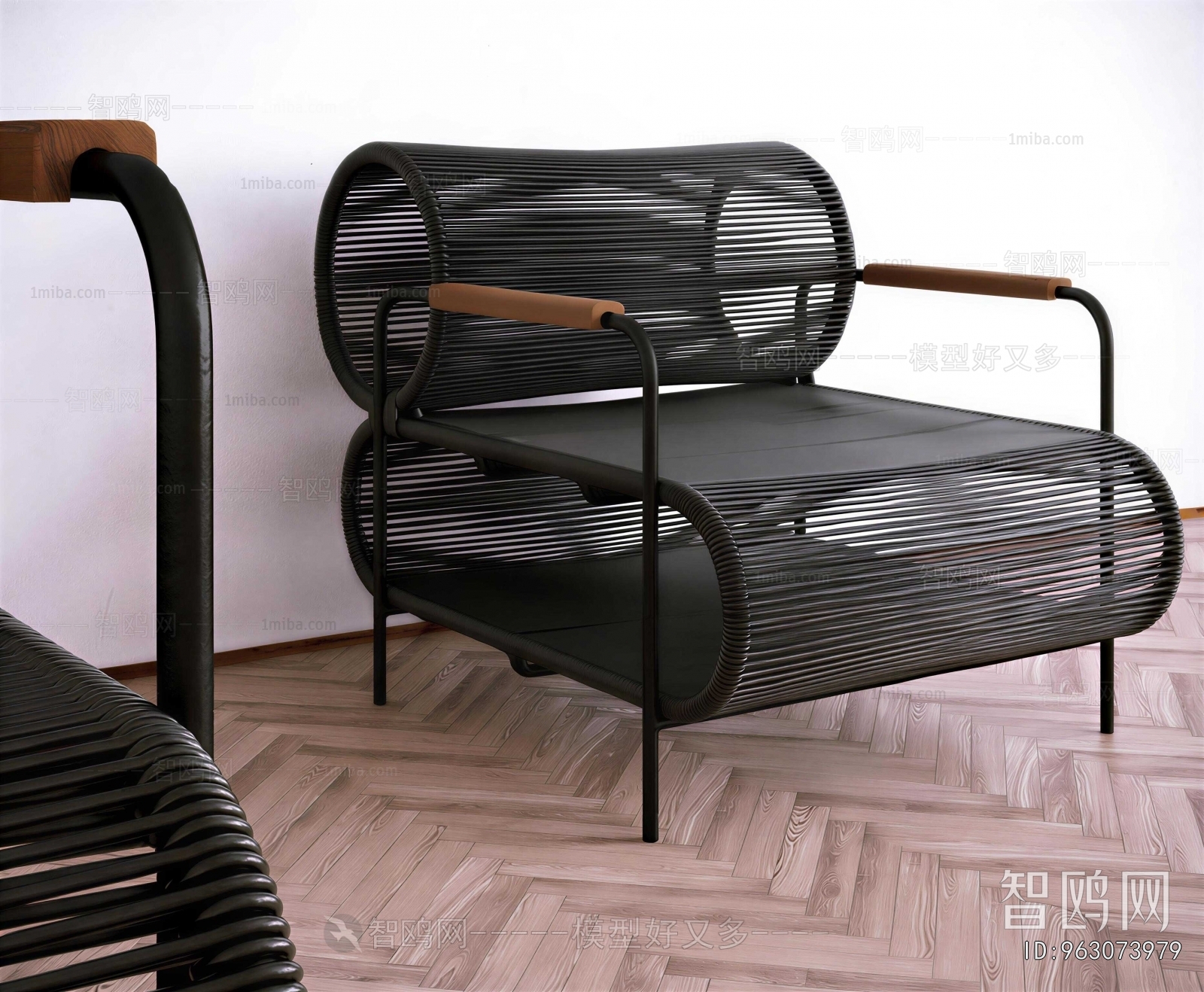 Industrial Style Lounge Chair