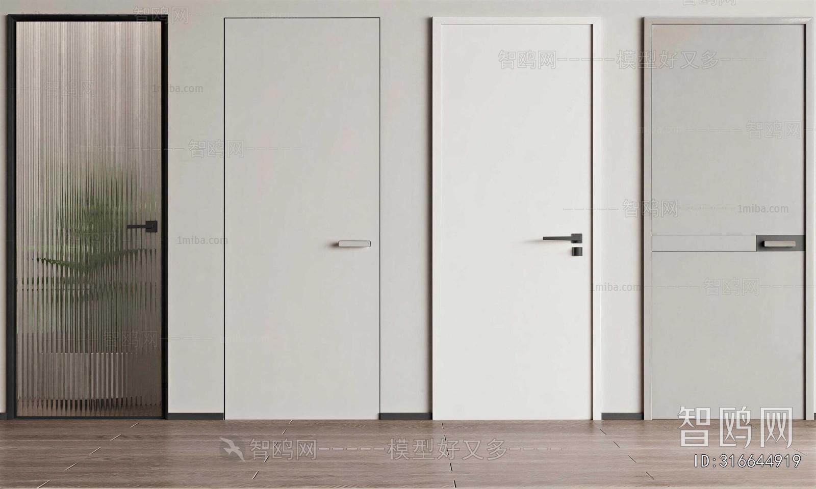 Modern Single Door