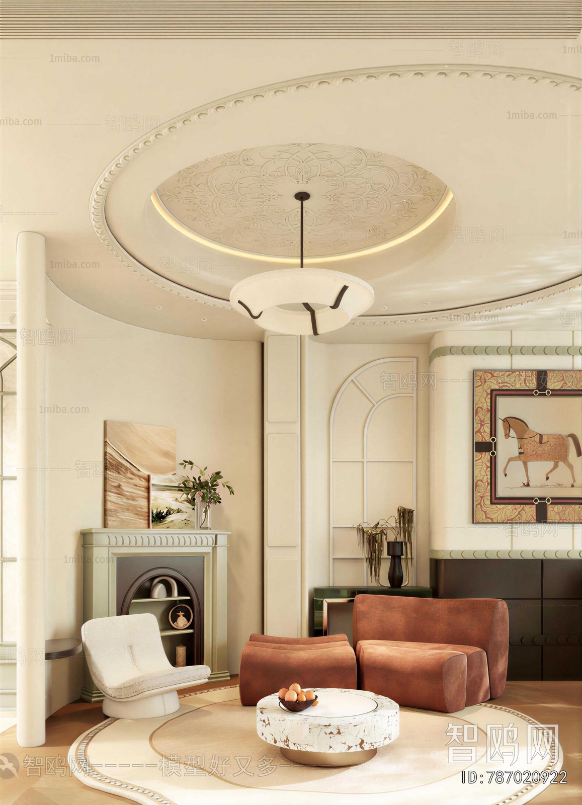 French Style A Living Room