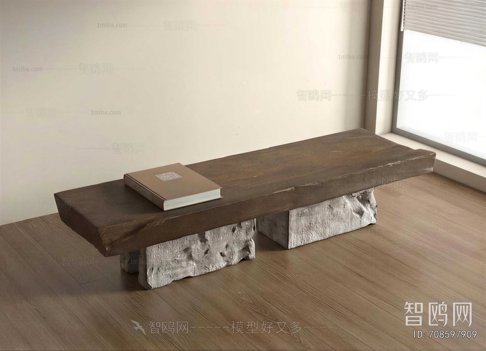Wabi-sabi Style Bench