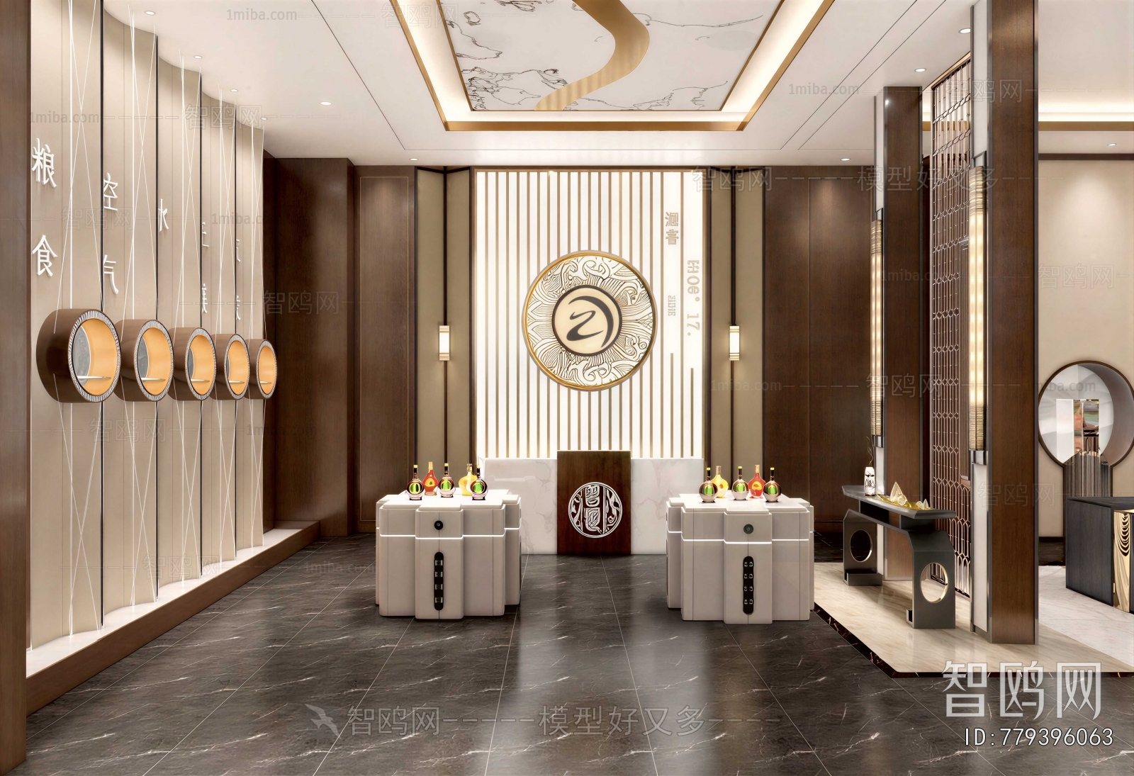 New Chinese Style Exhibition Hall