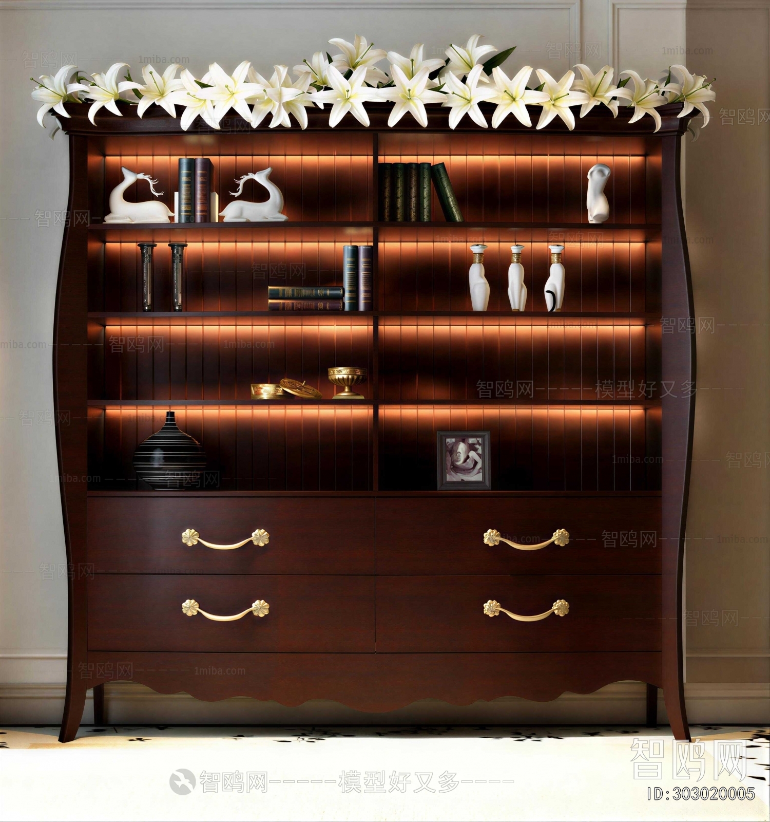 American Style Bookcase