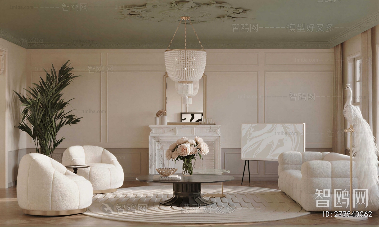 French Style A Living Room