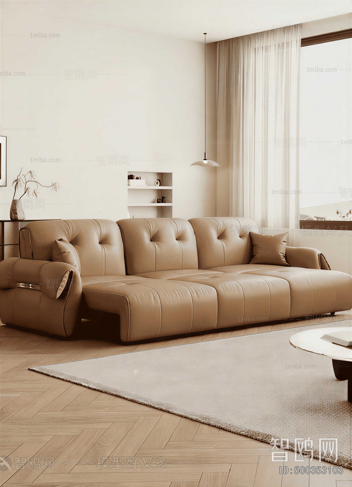 Modern Three-seat Sofa