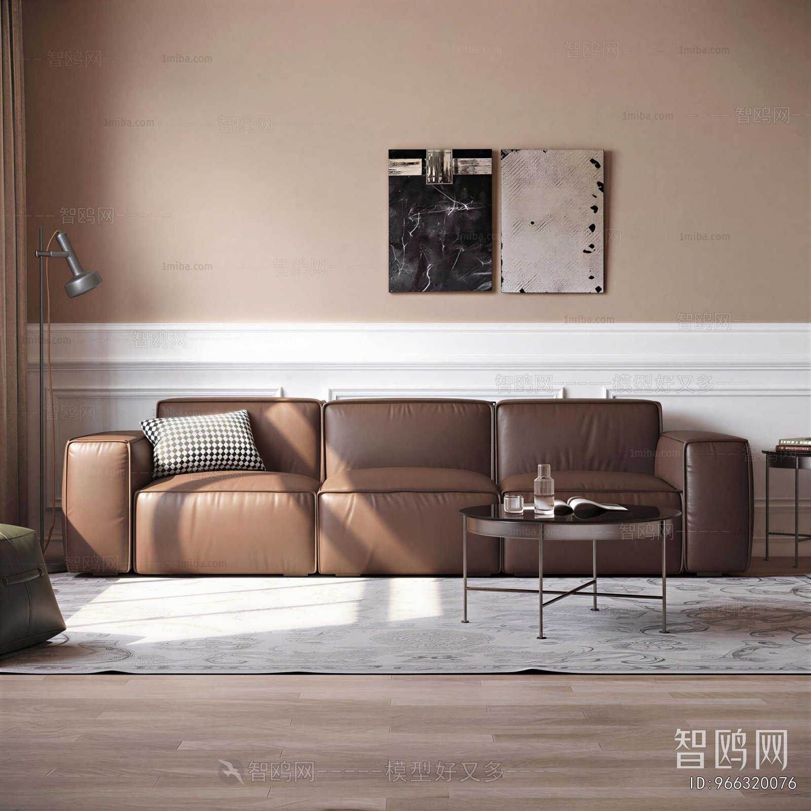Modern Three-seat Sofa