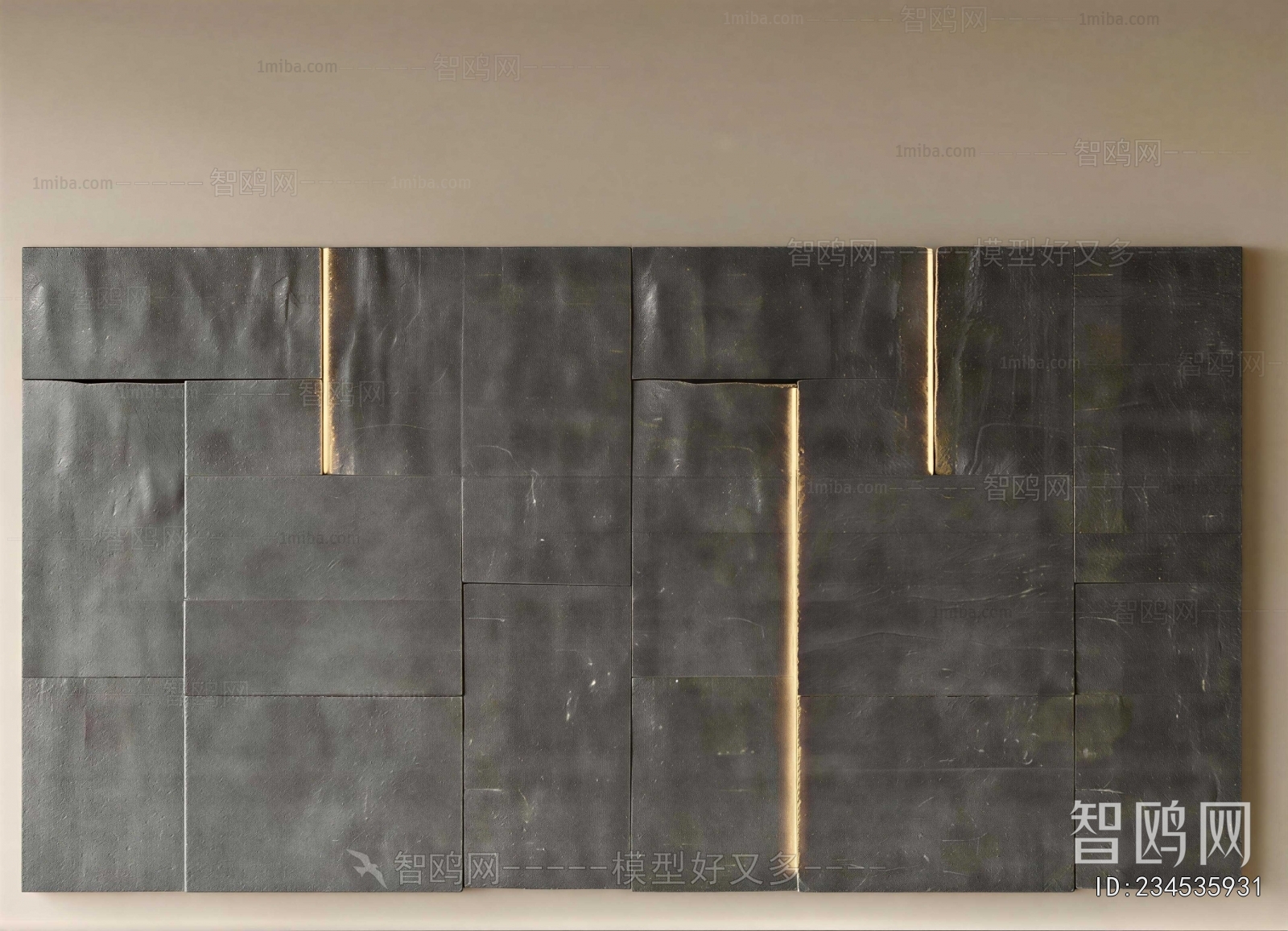 Wabi-sabi Style TV Wall