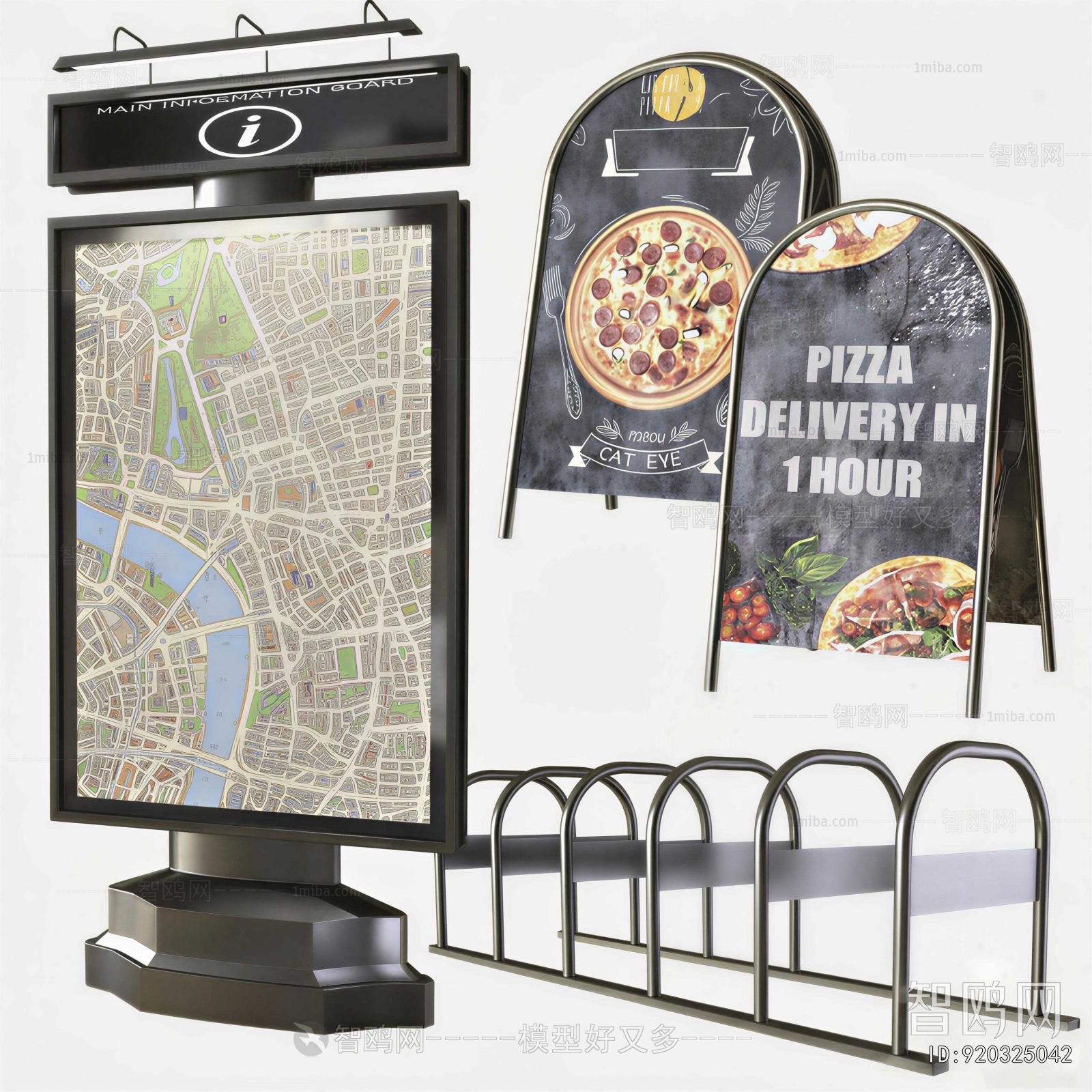 Modern Guide Board/bulletin Board