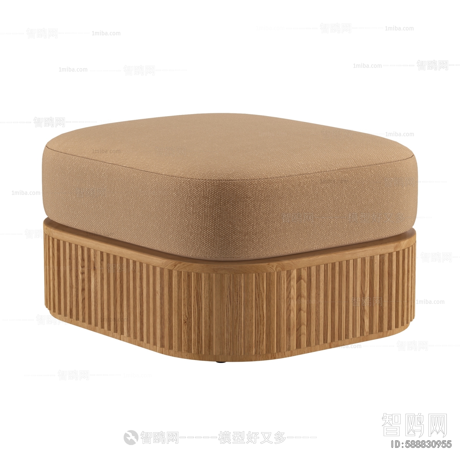 Wabi-sabi Style Sofa Stool