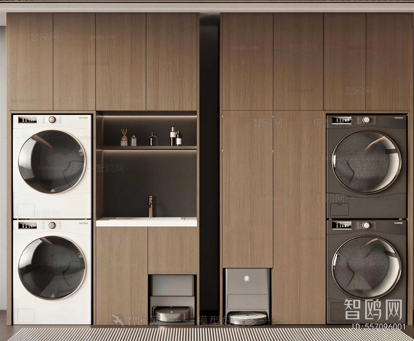 Modern Laundry Cabinet