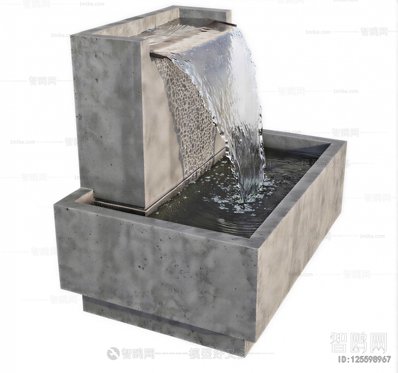 Modern Rockery Waterscape