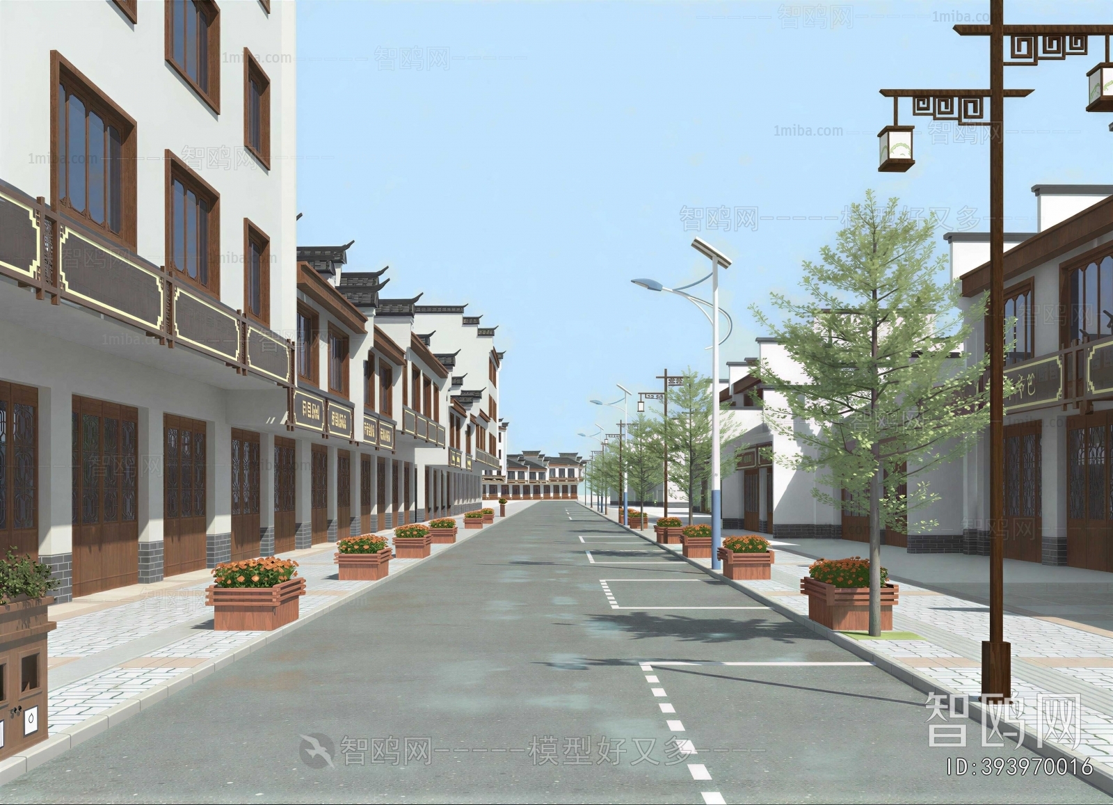 New Chinese Style Commercial Street
