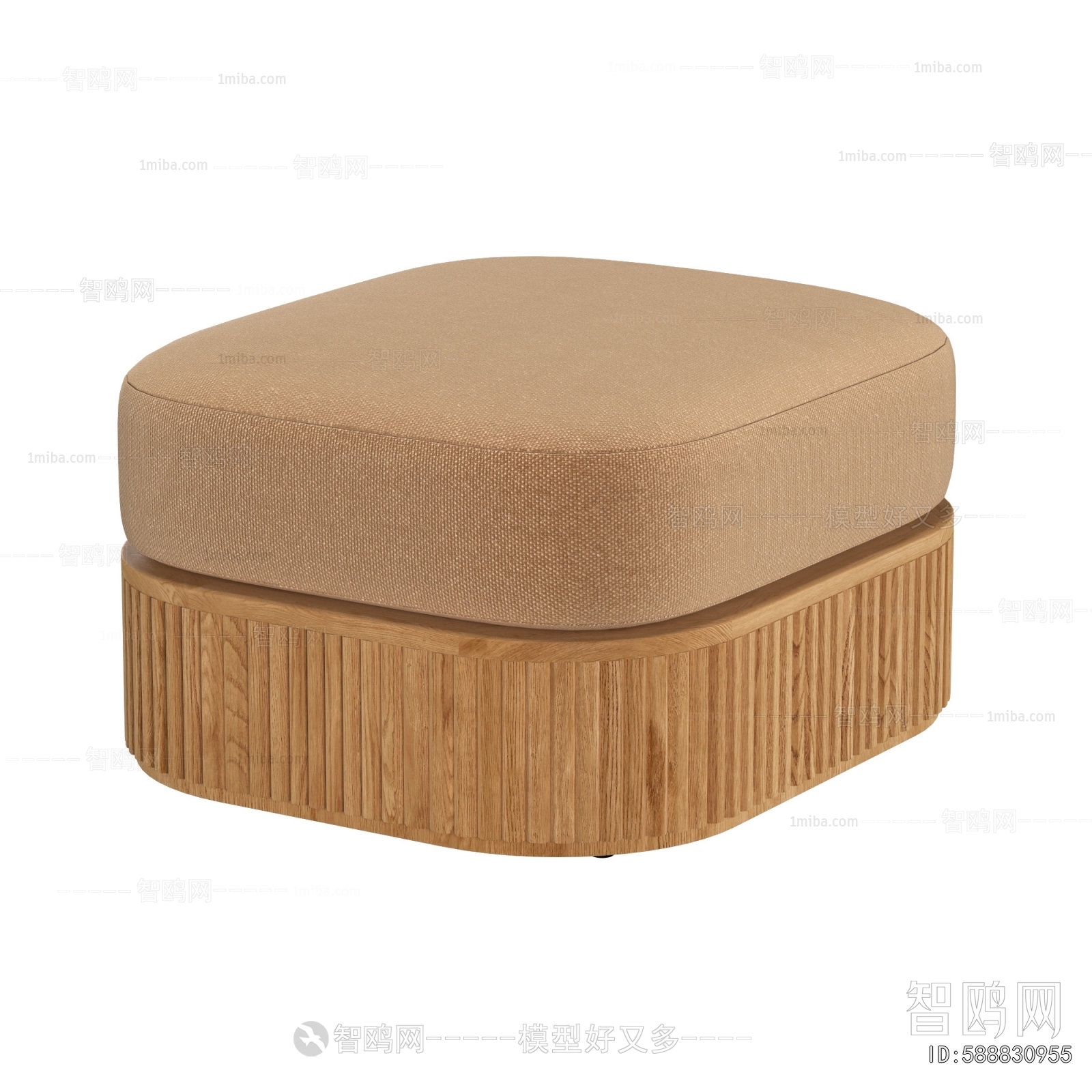 Wabi-sabi Style Sofa Stool