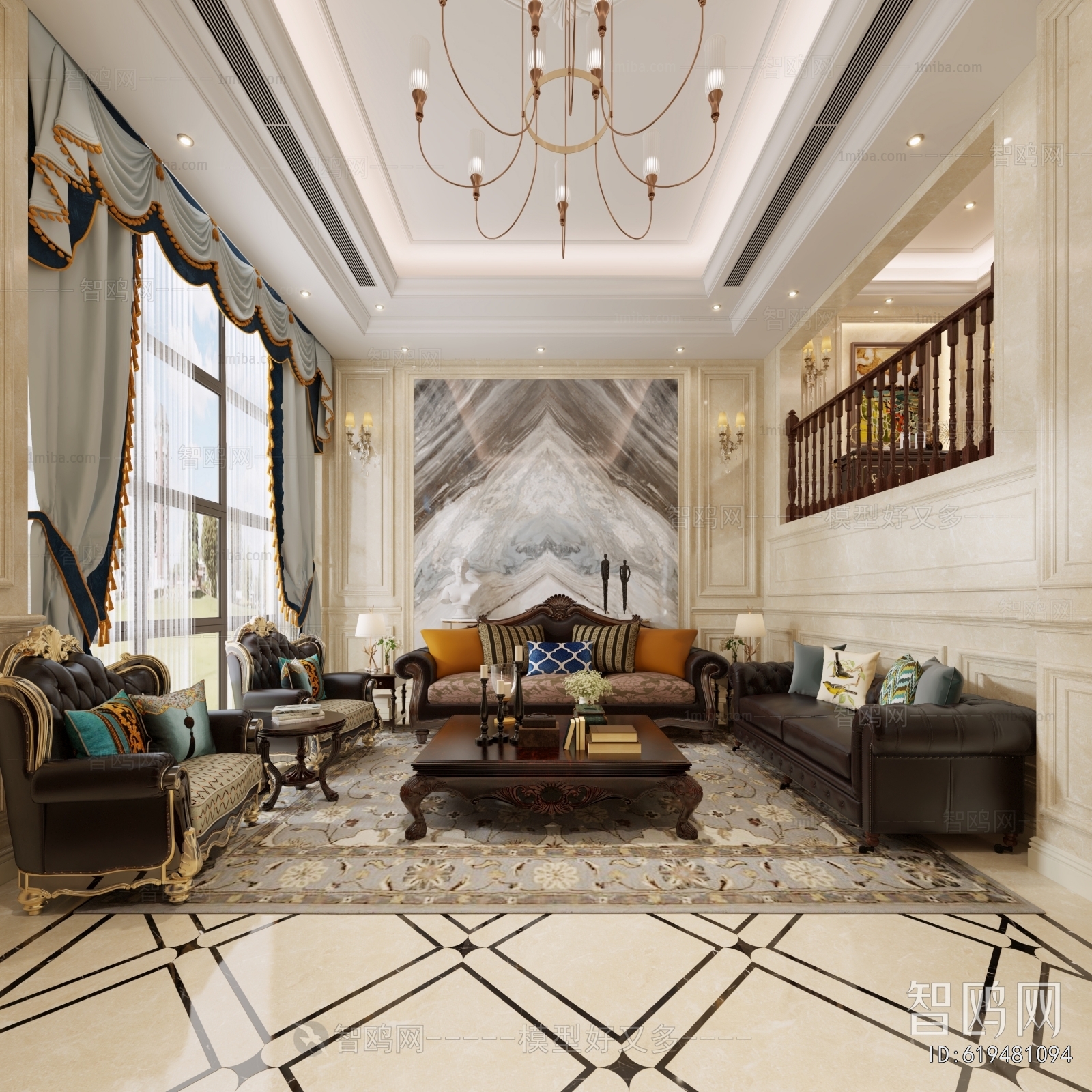 American Style A Living Room