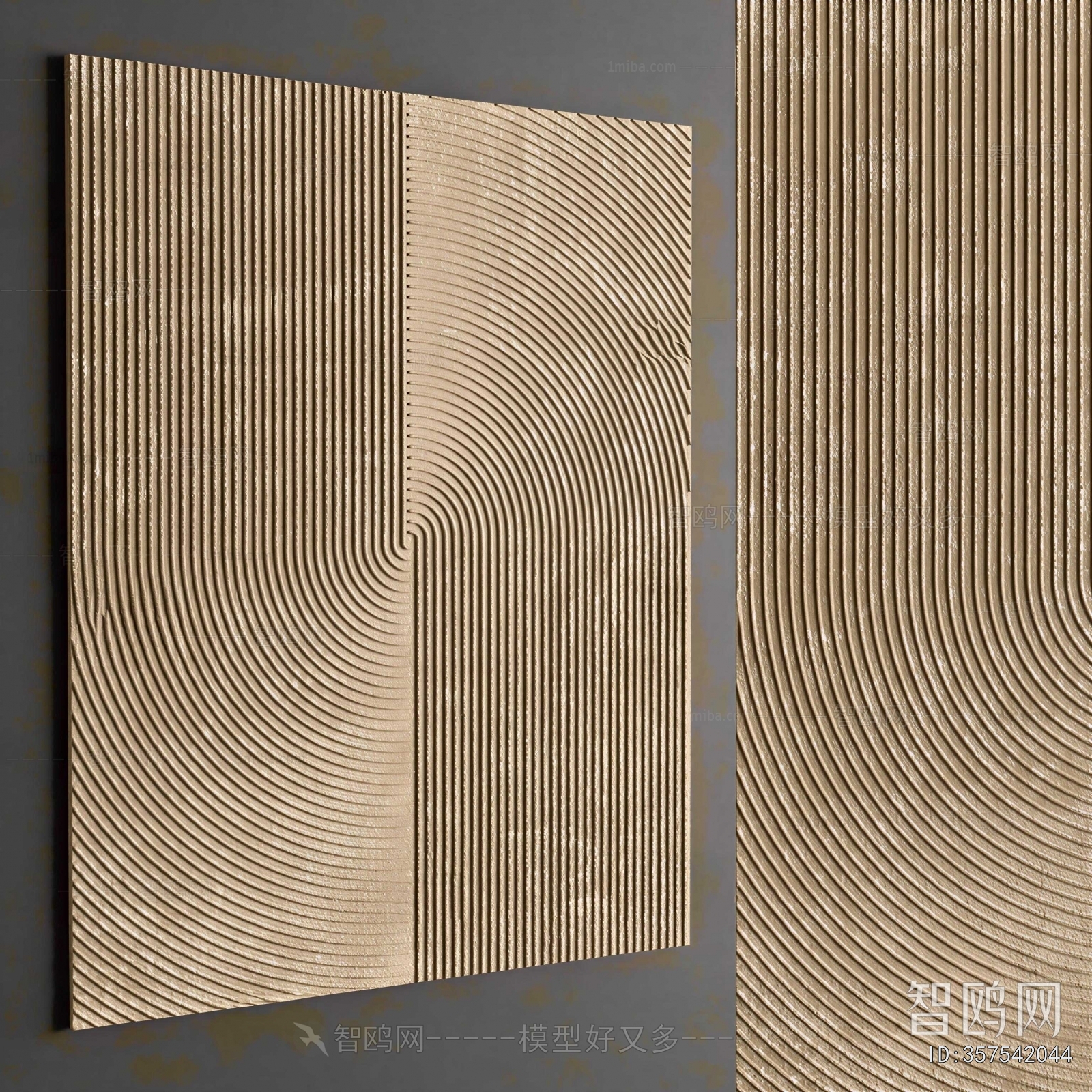 Wabi-sabi Style Wall Panel
