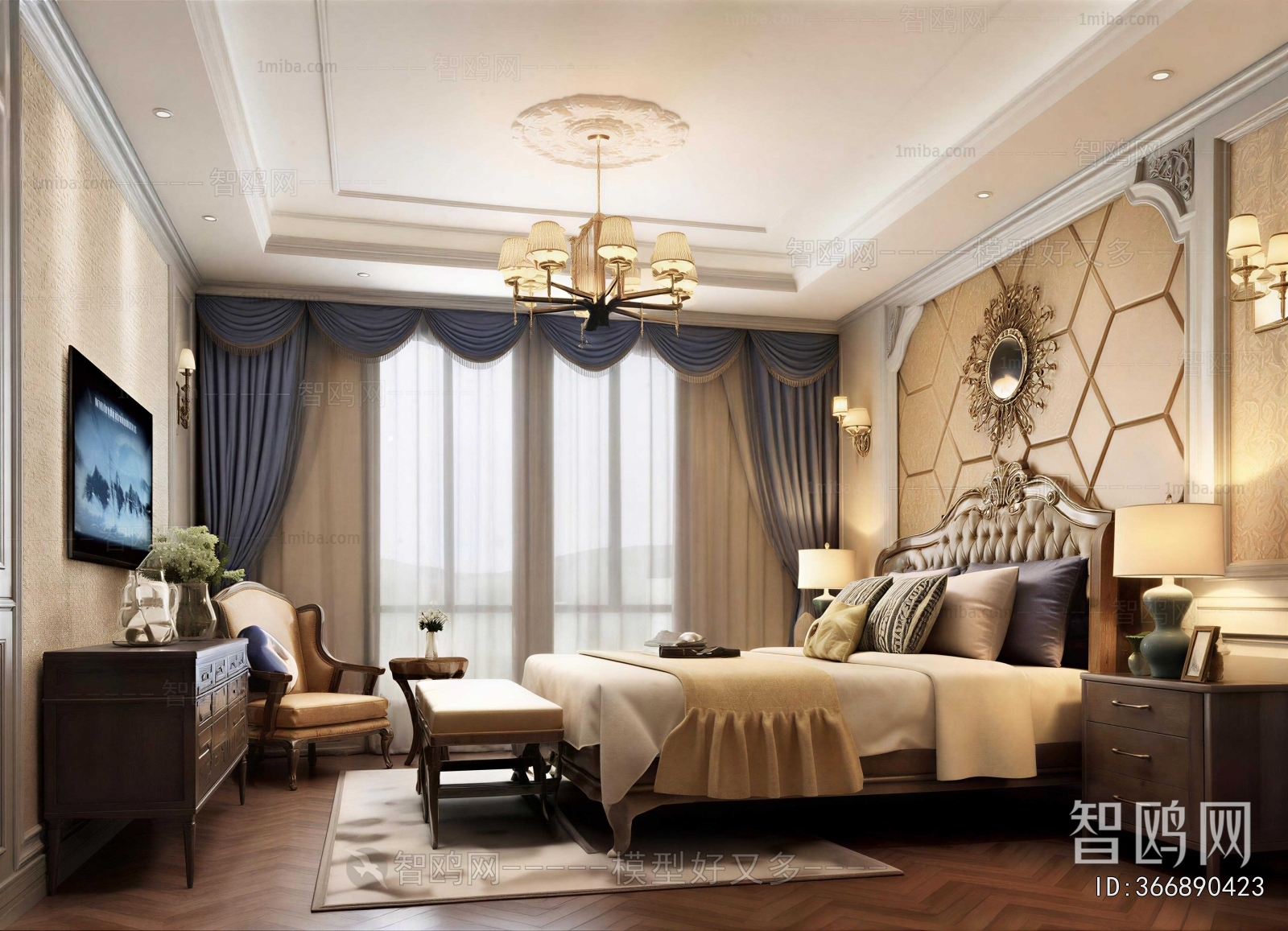 American Style Bedroom