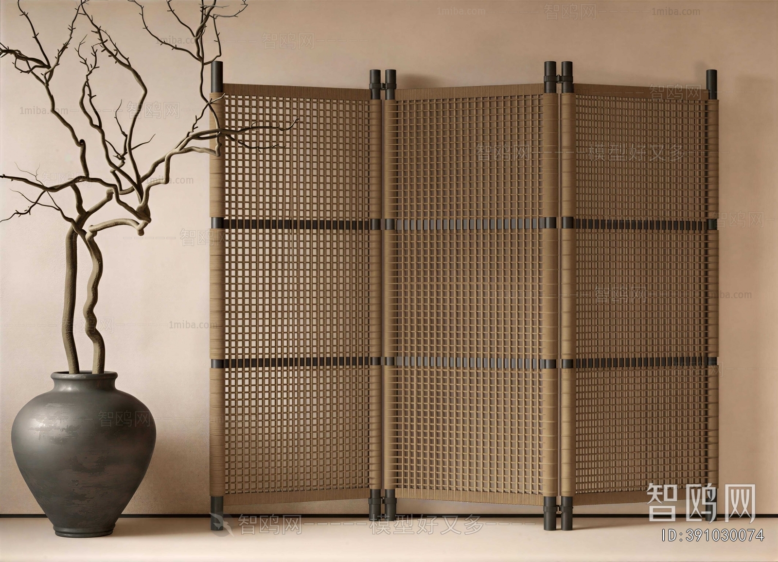 Wabi-sabi Style Partition
