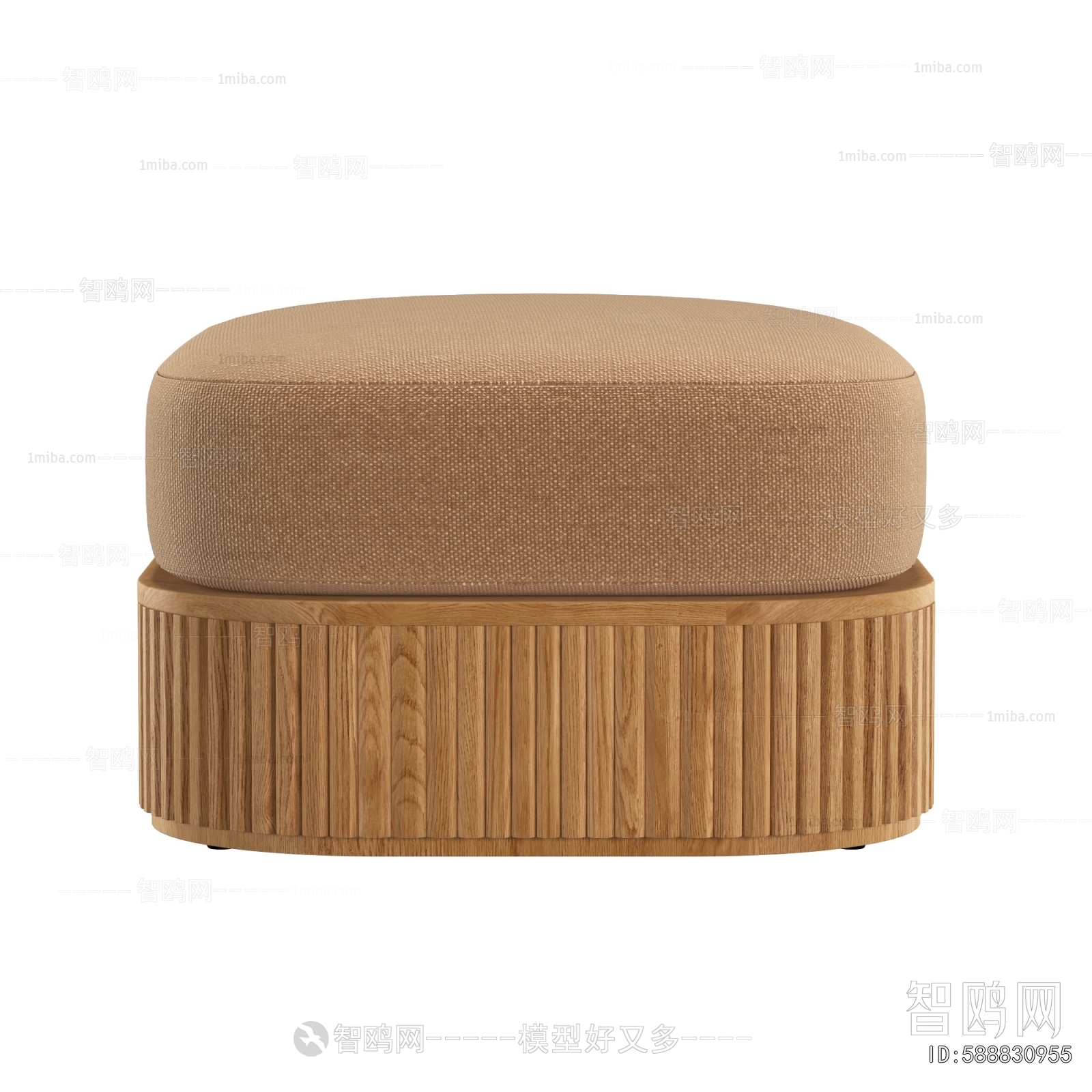 Wabi-sabi Style Sofa Stool
