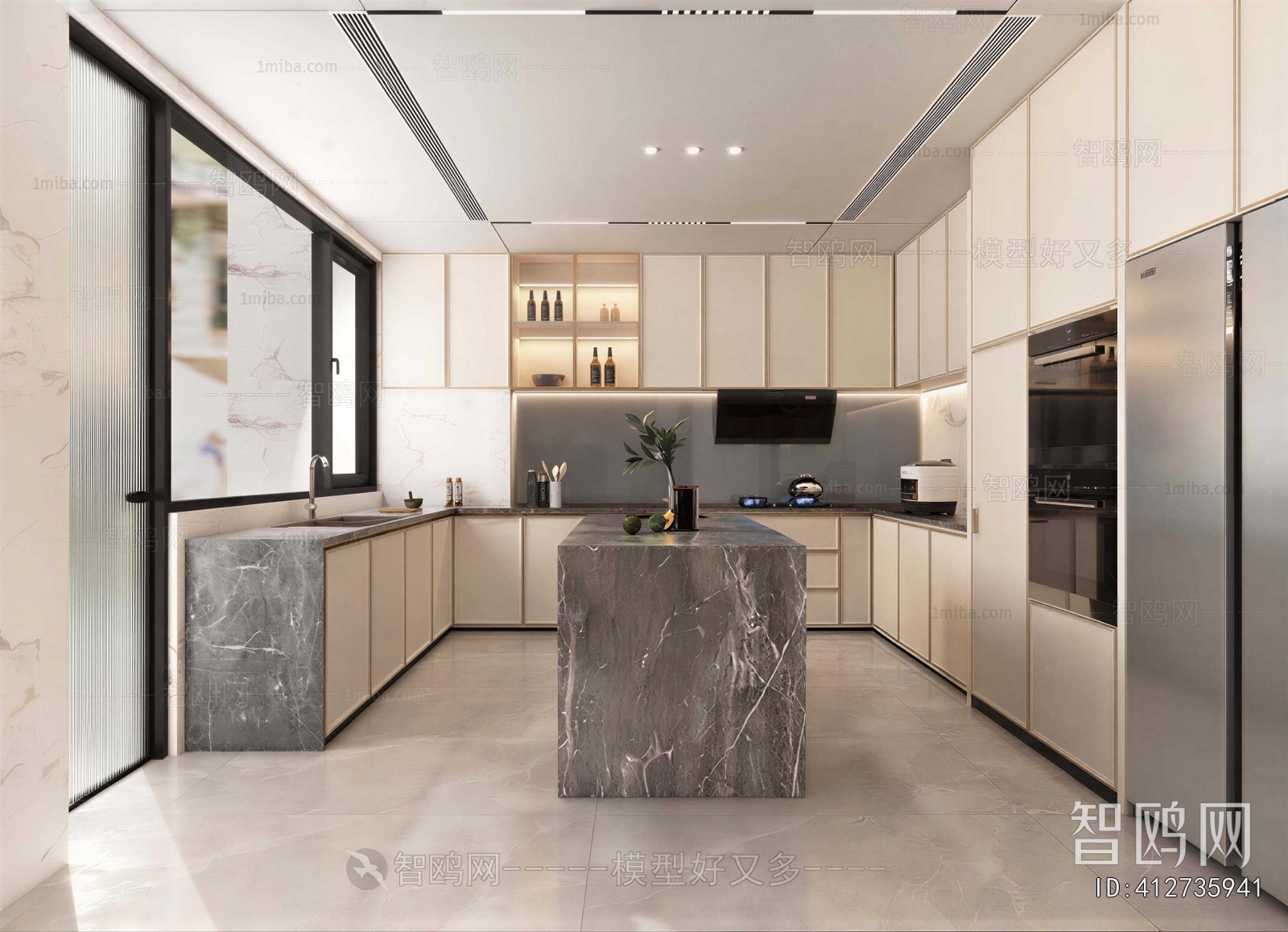 Modern The Kitchen