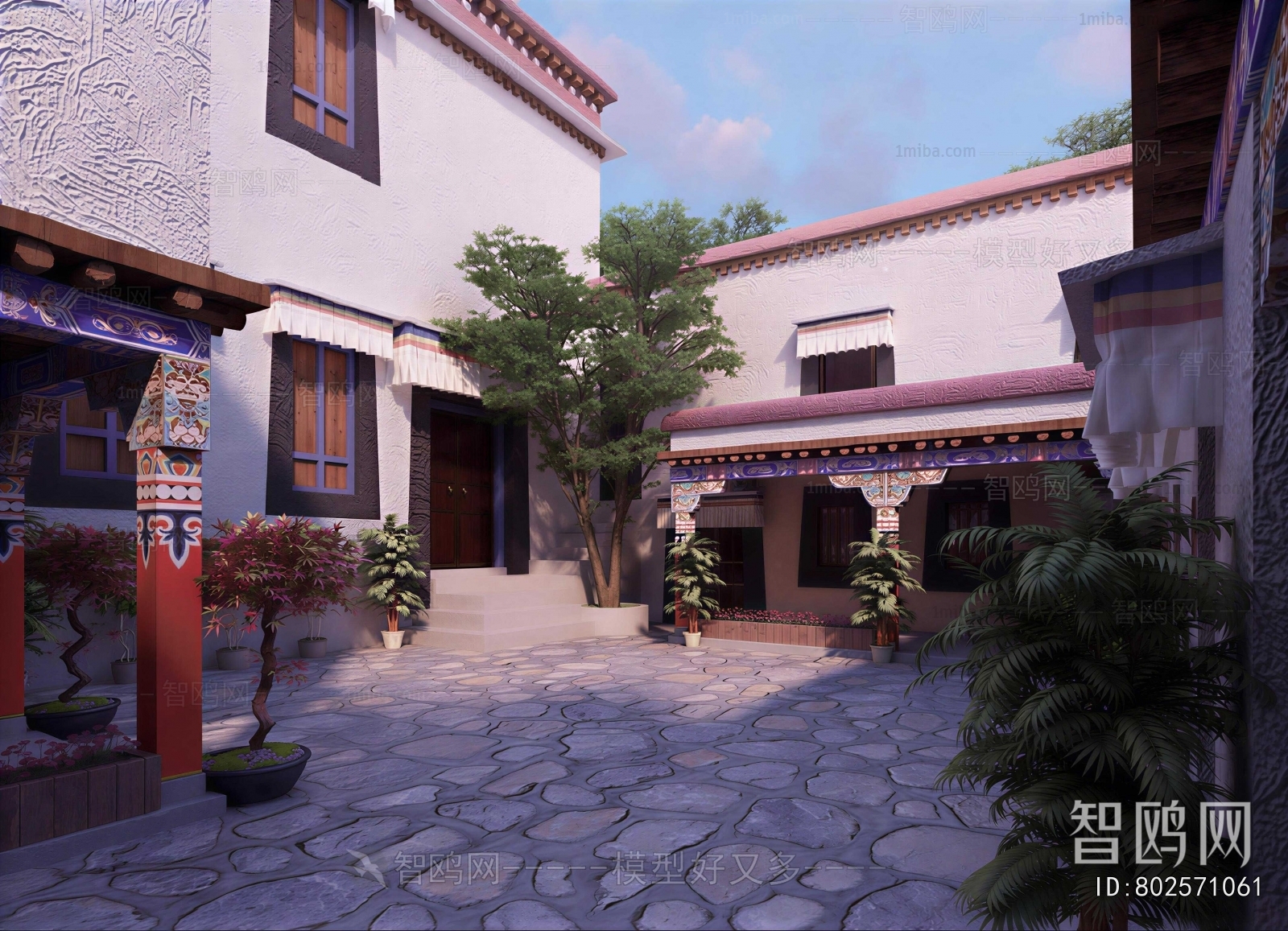 New Chinese Style Courtyard/landscape