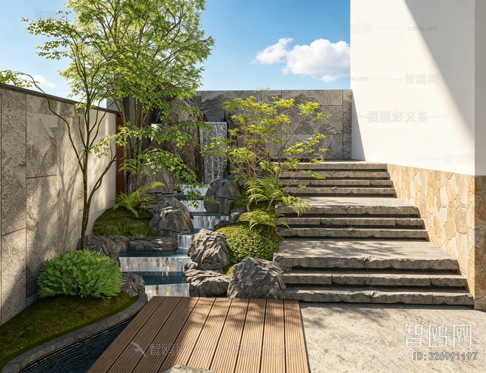 New Chinese Style Courtyard/landscape