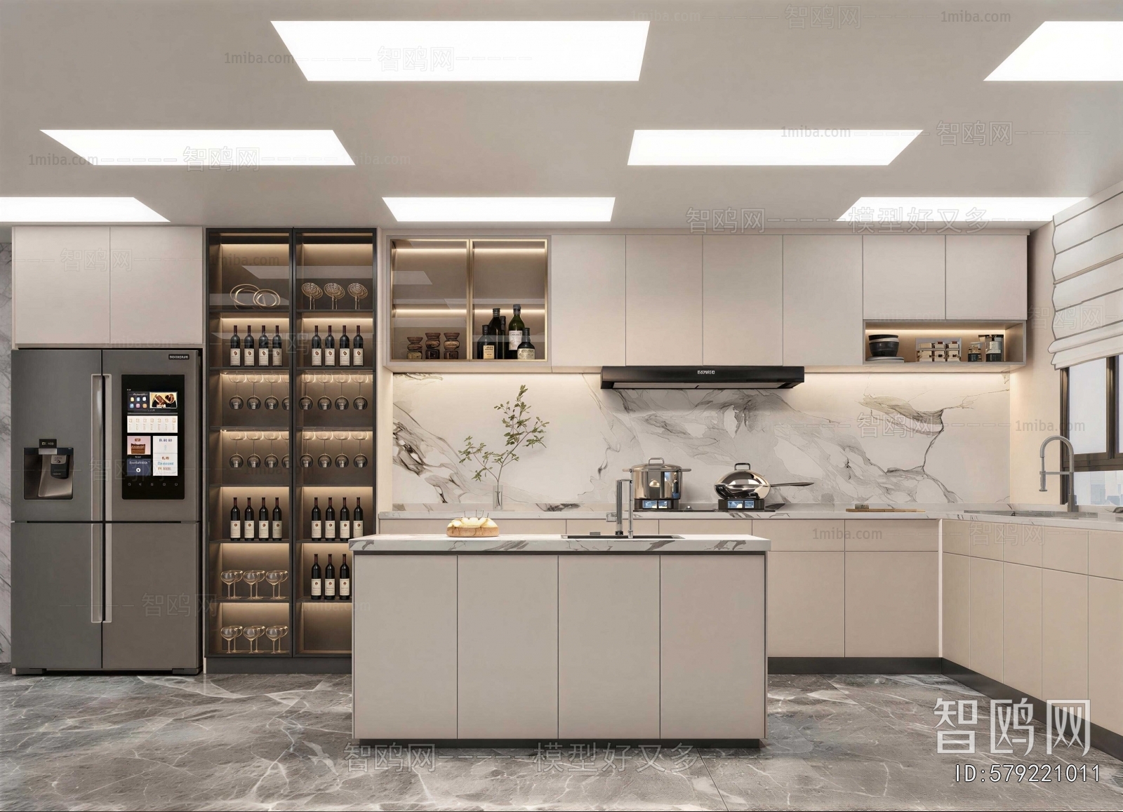 Modern Open Kitchen