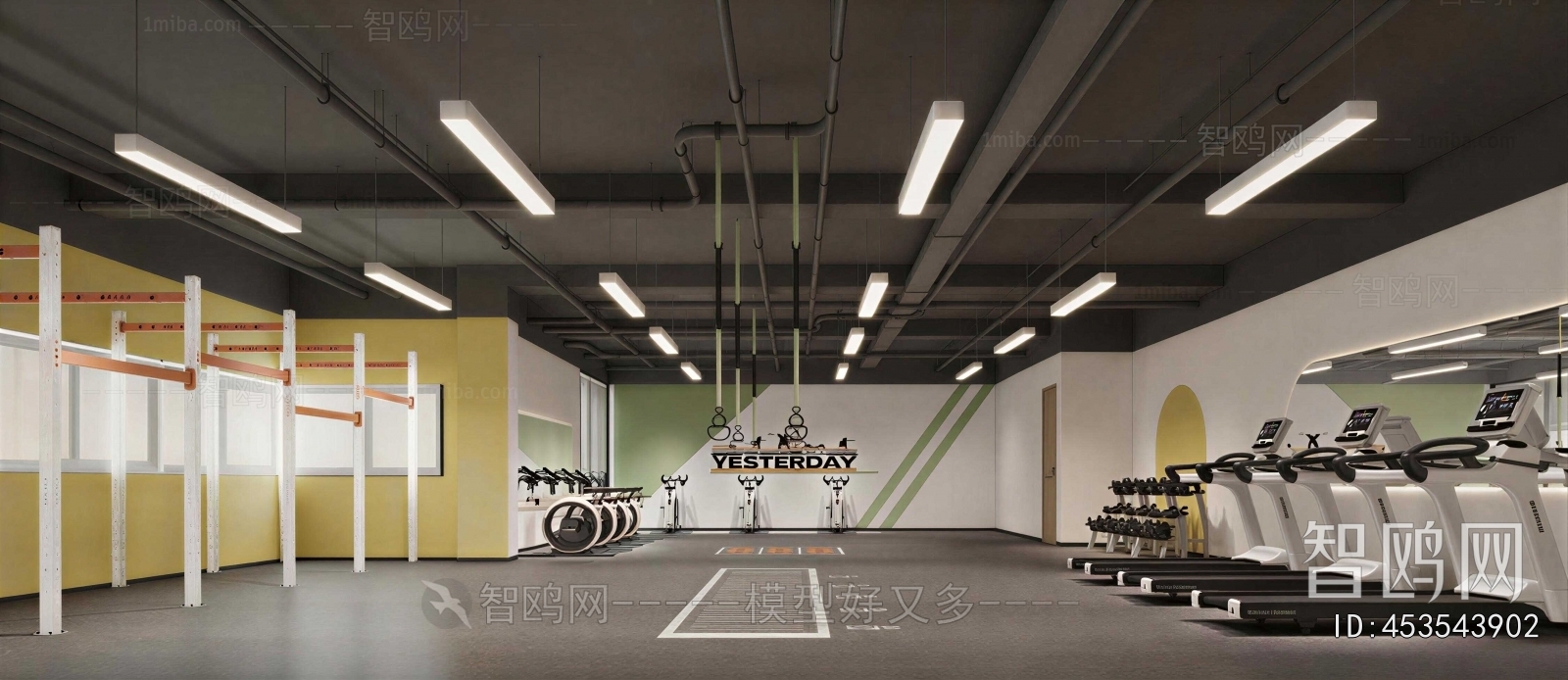 Industrial Style Gym