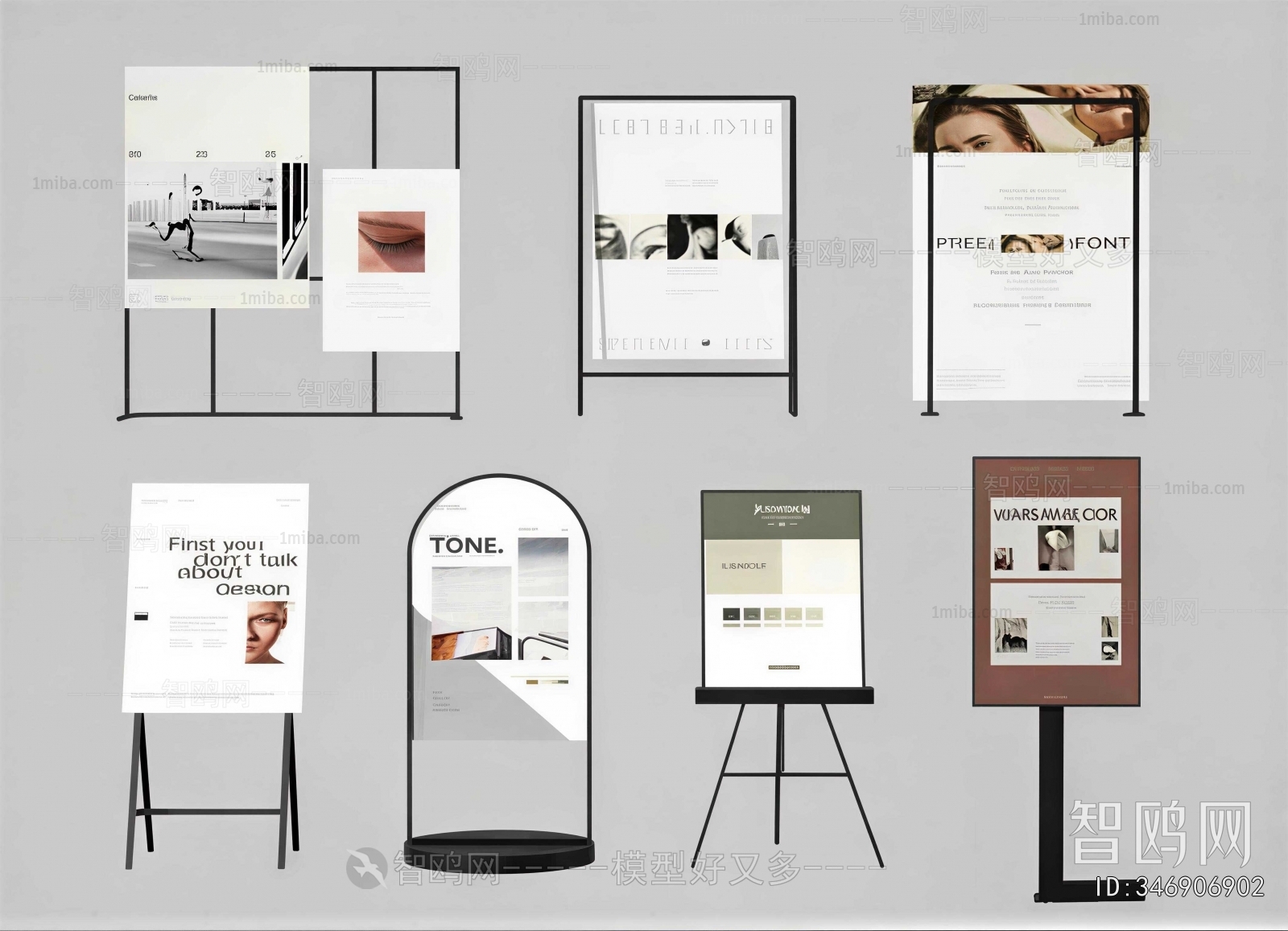 Modern Guide Board/bulletin Board