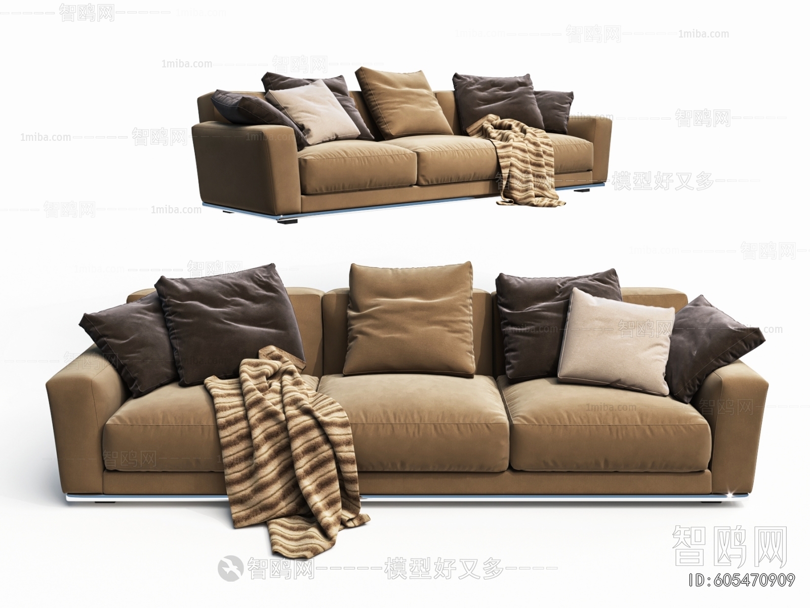 Modern Three-seat Sofa