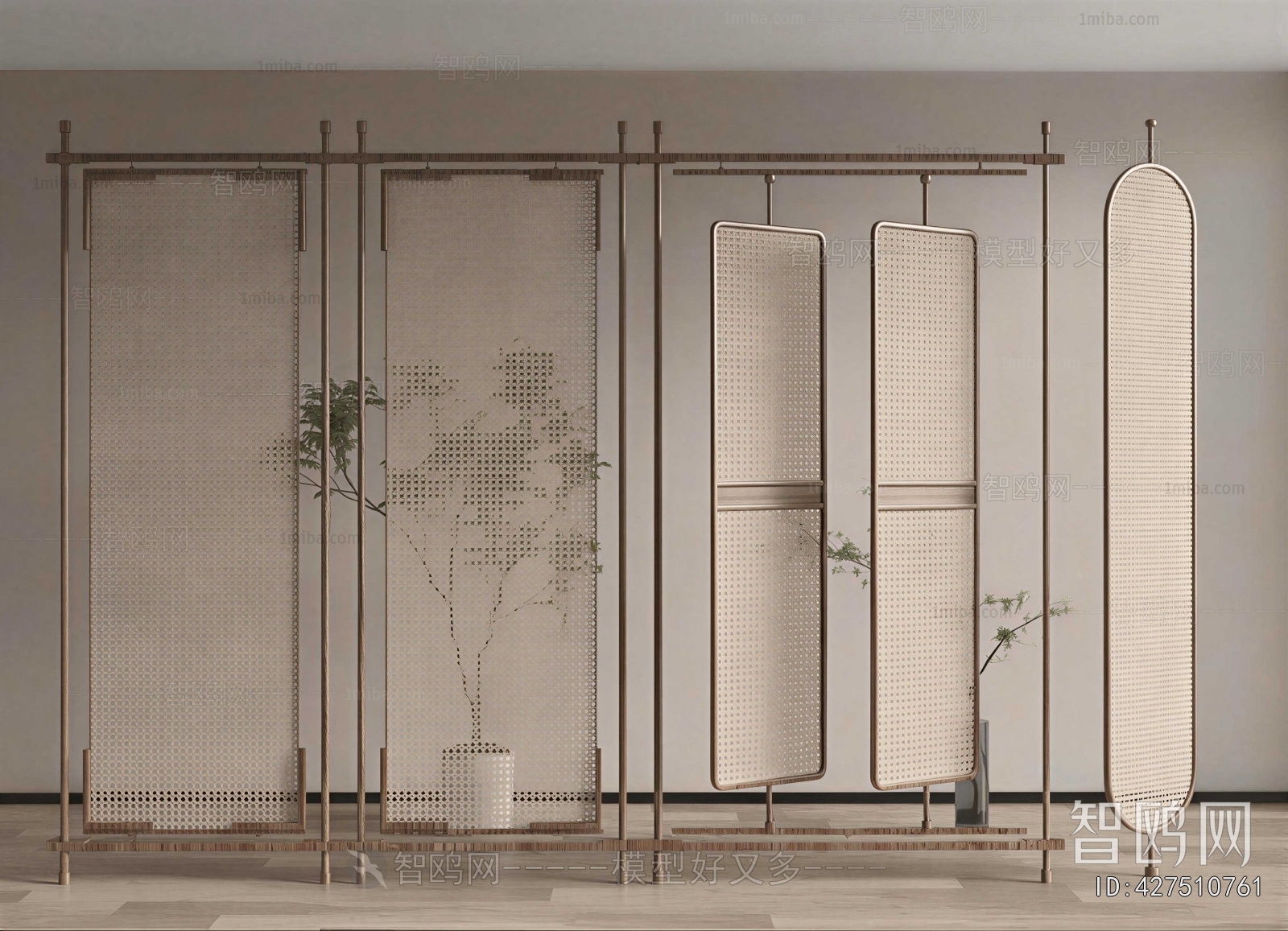 Wabi-sabi Style Partition