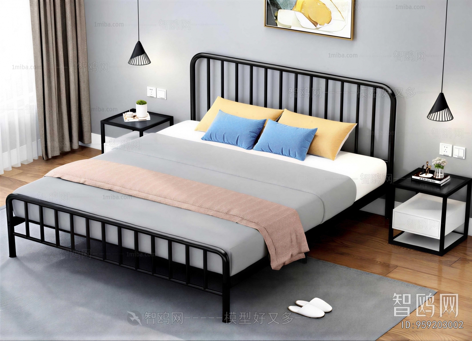Modern Double Bed