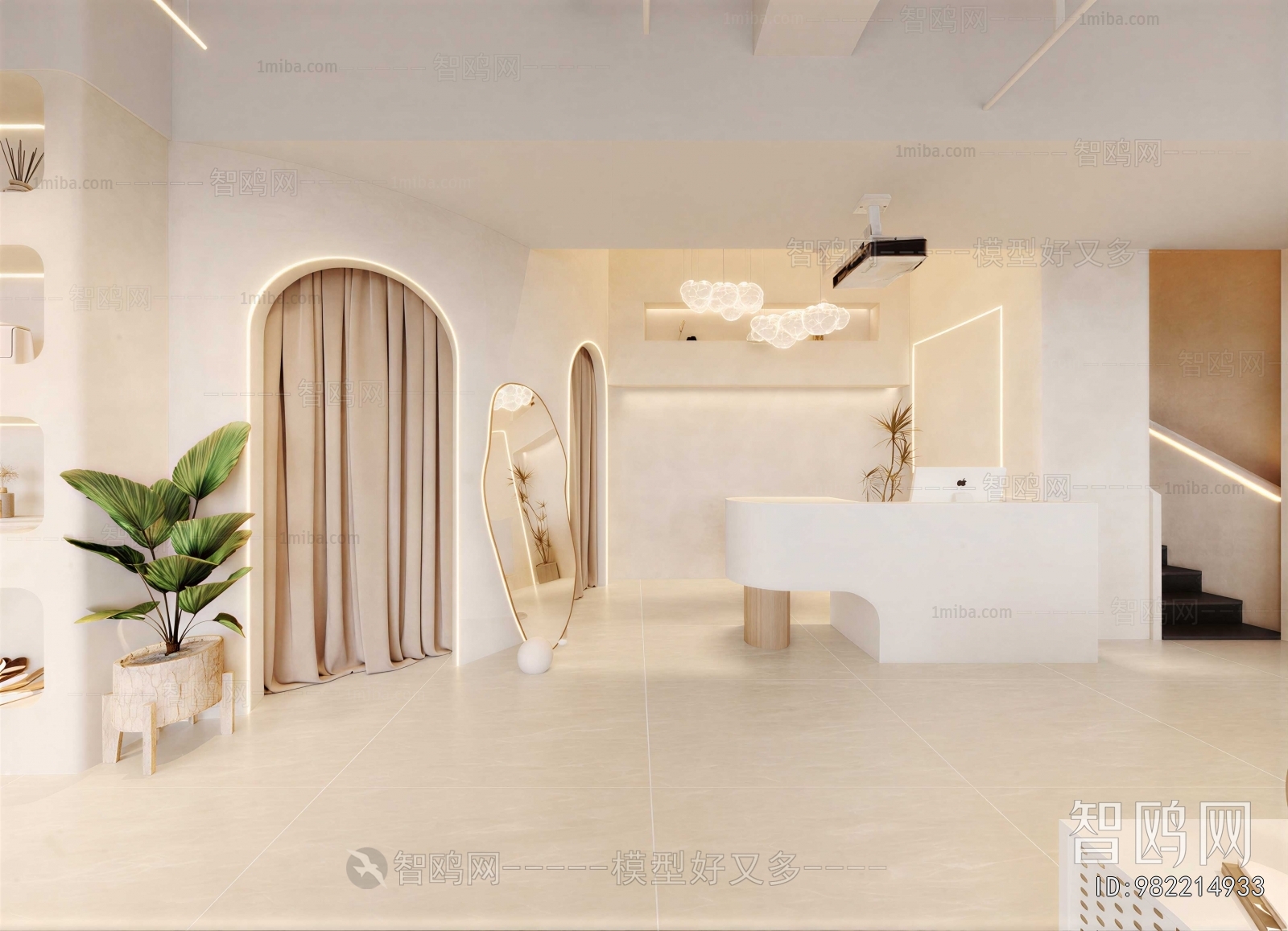 Wabi-sabi Style Beauty Salon