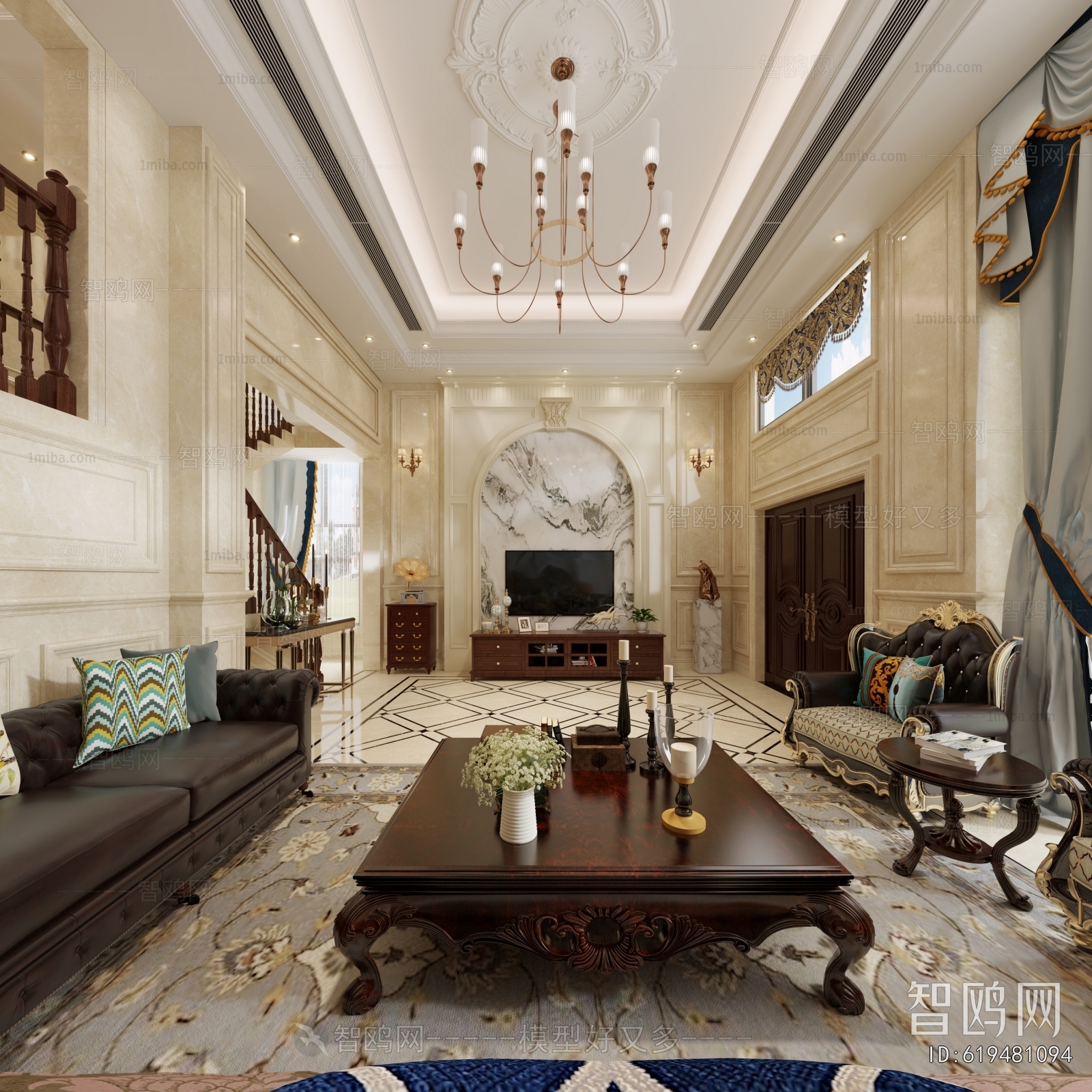American Style A Living Room