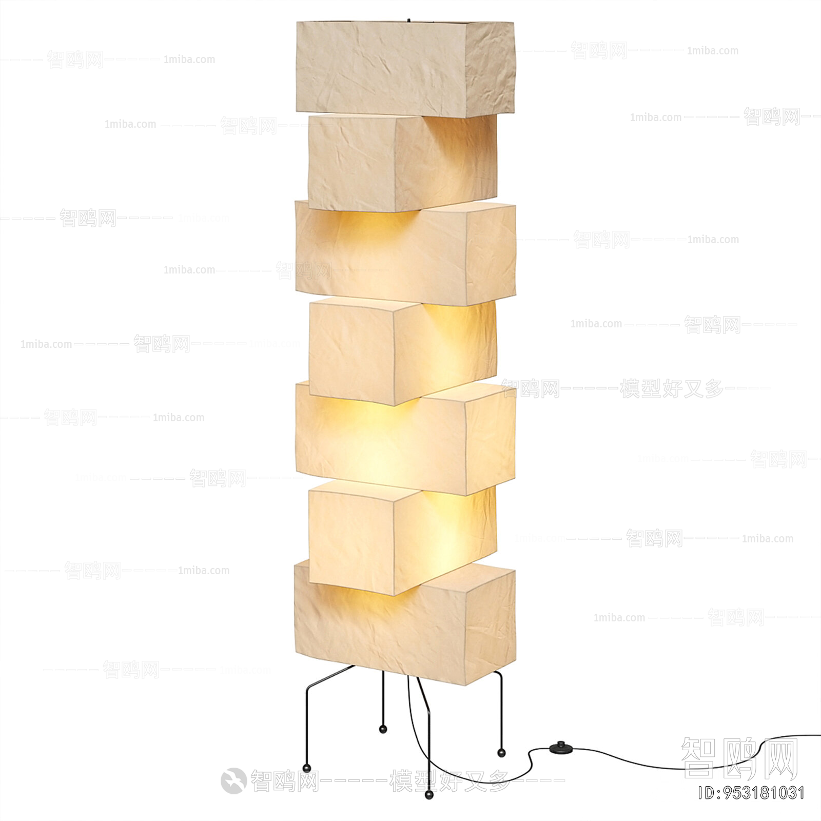 Japanese Style Floor Lamp