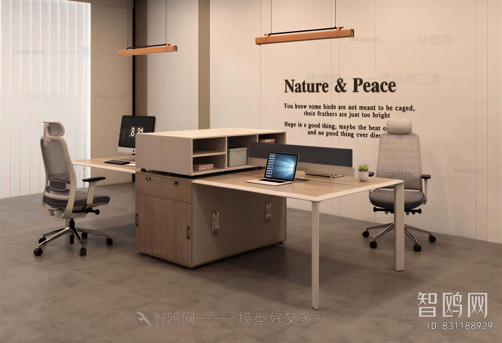 Modern Office Desk And Chair