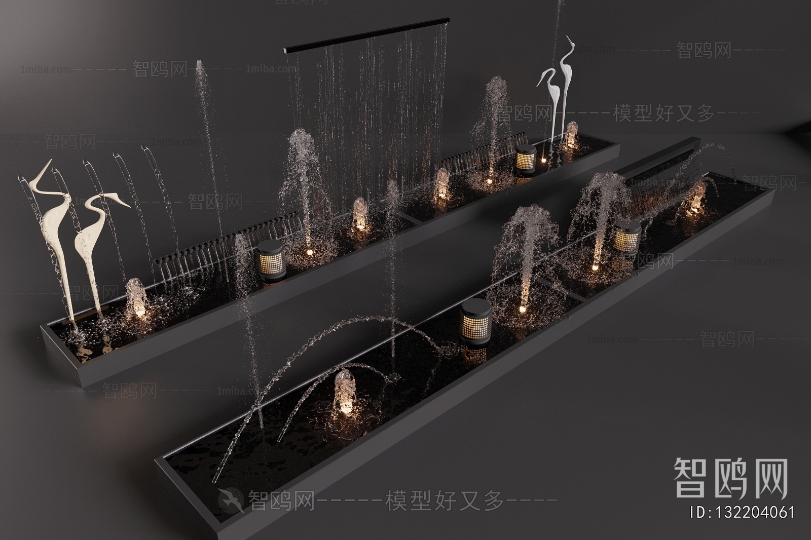 Modern Rockery Waterscape