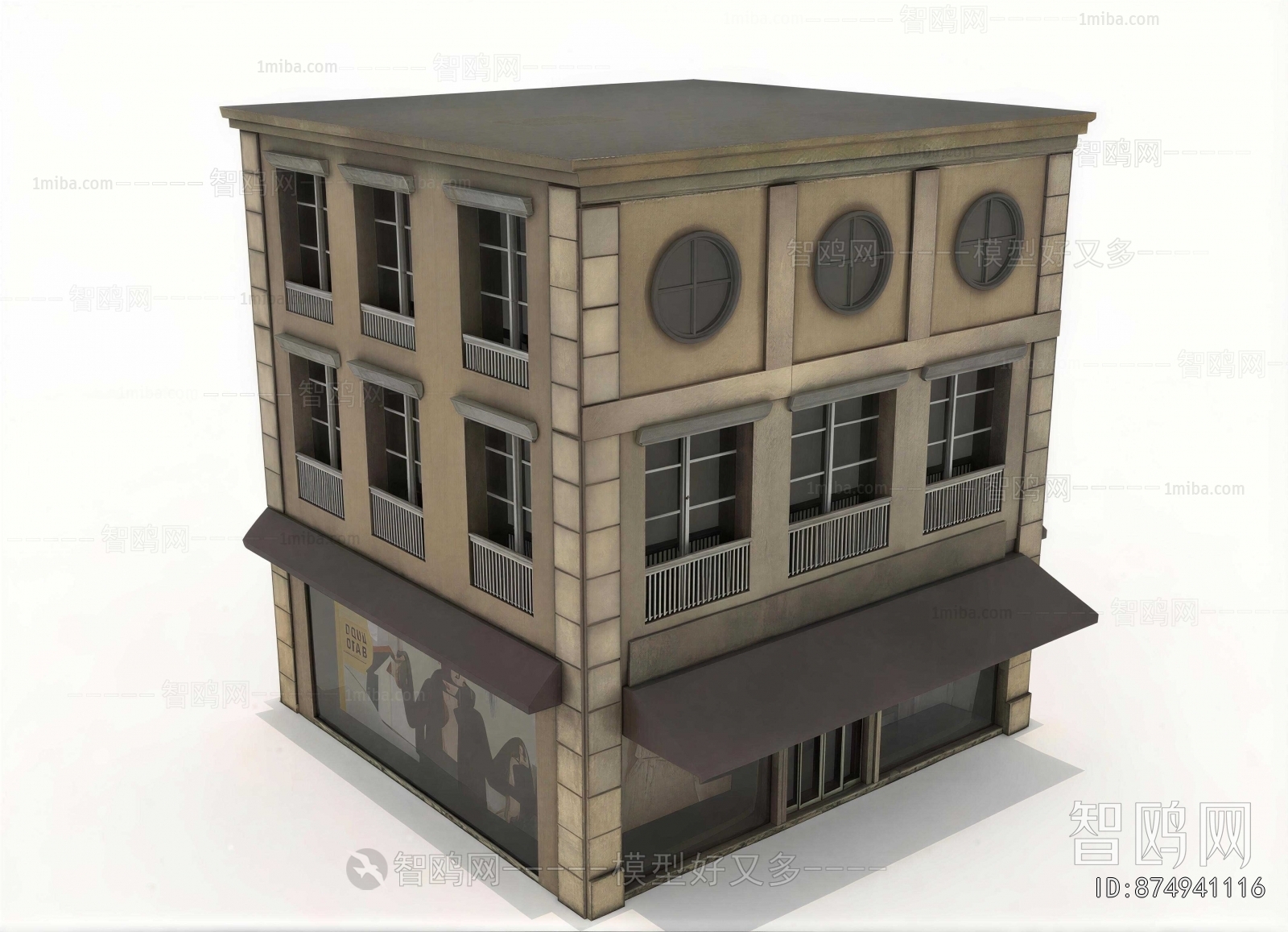 New Classical Style Appearance Of Commercial Building
