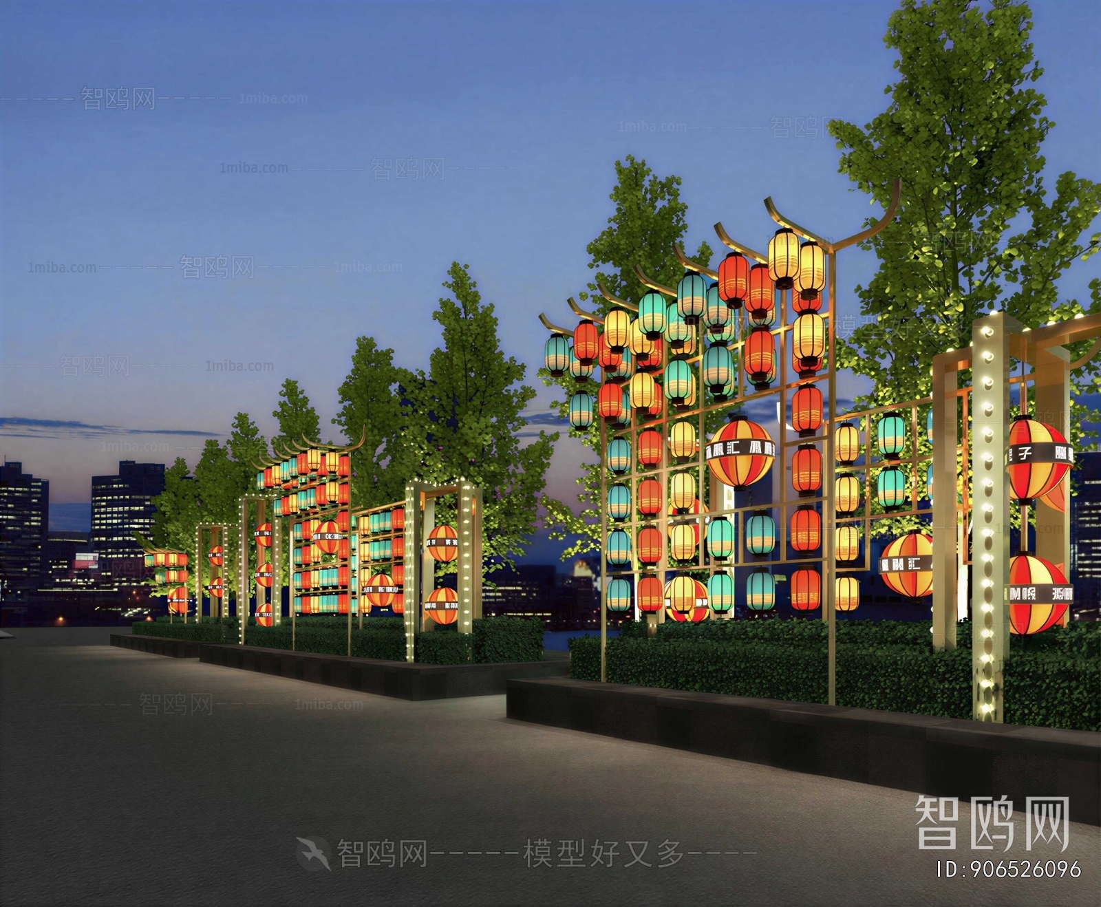 New Chinese Style Outdoor Light