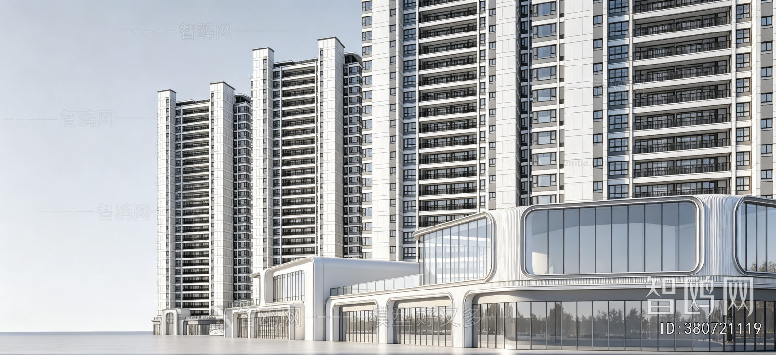 Modern Appearance Of Commercial Building