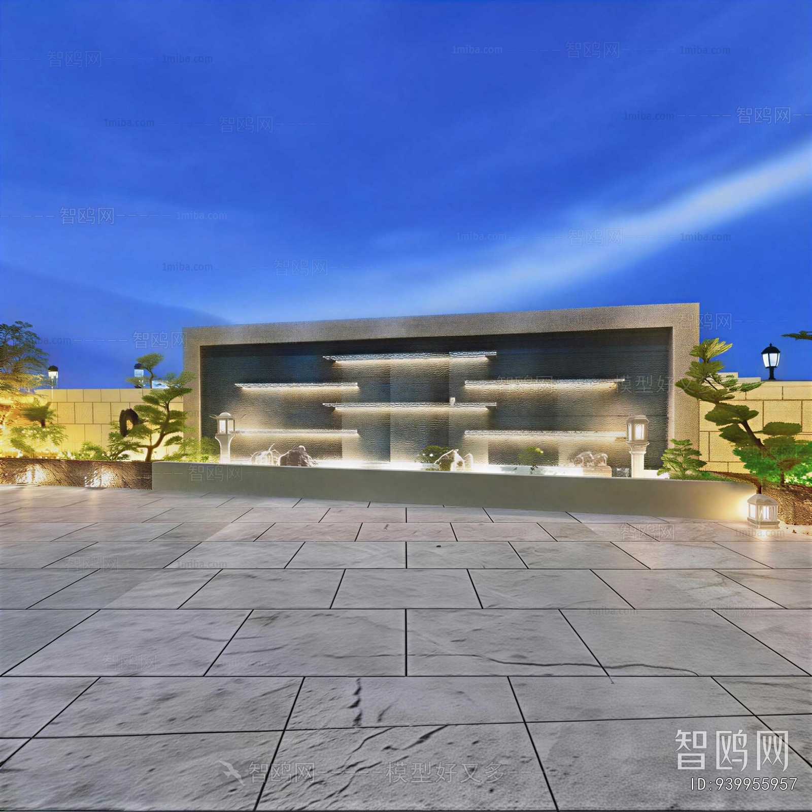 Modern Rockery Waterscape