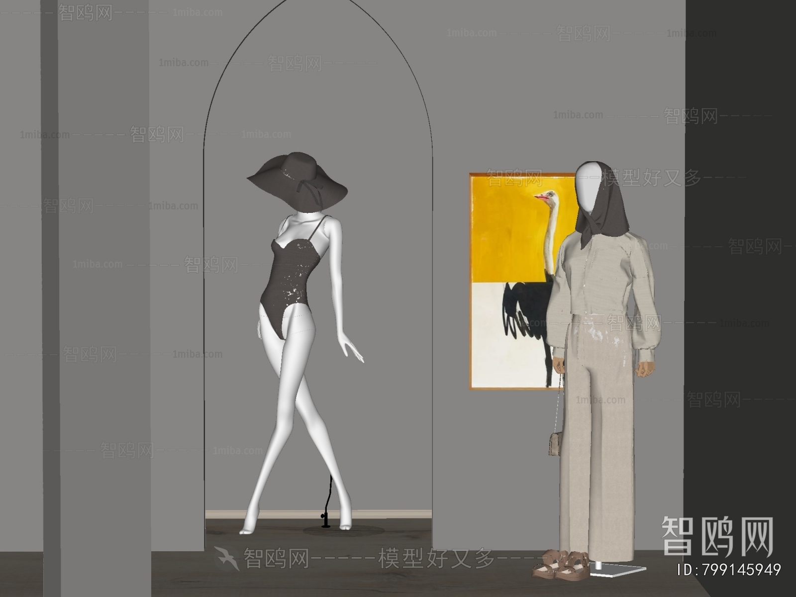 Modern Fashion Model