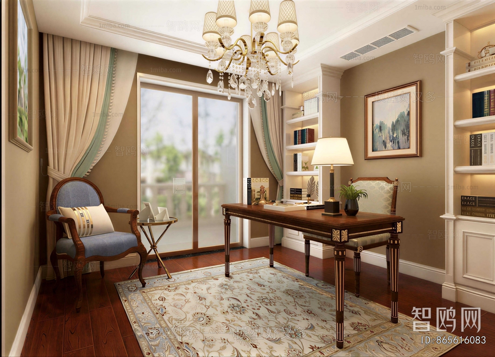 American Style Study Space