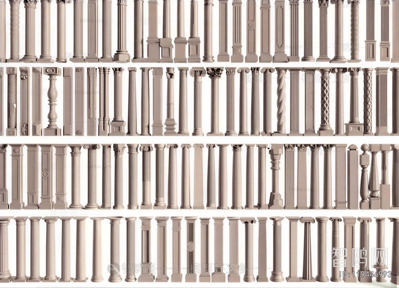 European Style Roman Pillar