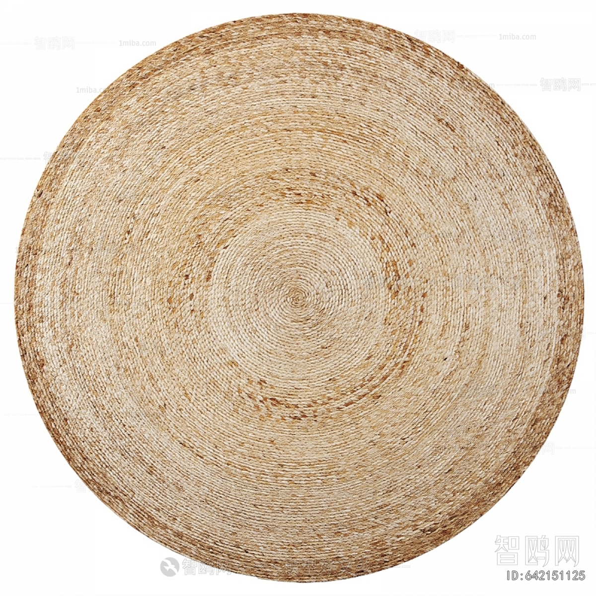 Wabi-sabi Style Circular Carpet