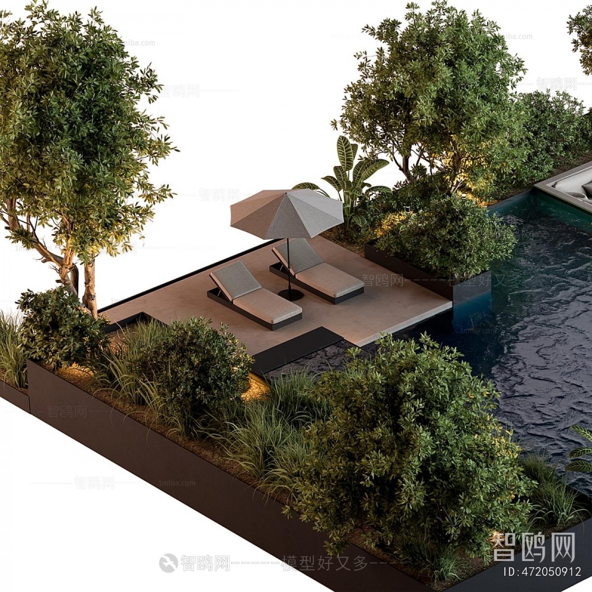 Modern Courtyard/landscape