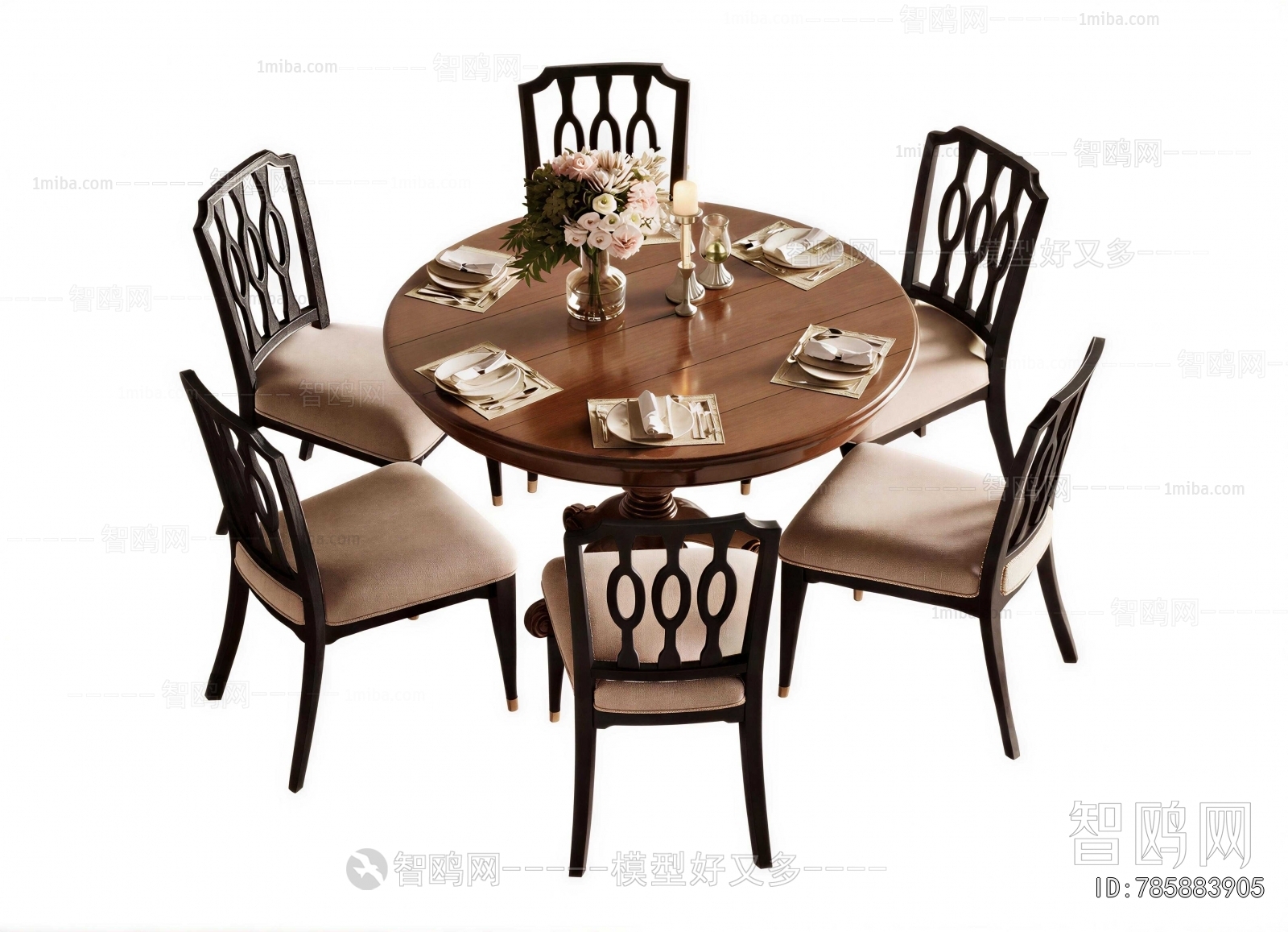 New Classical Style Dining Table And Chairs