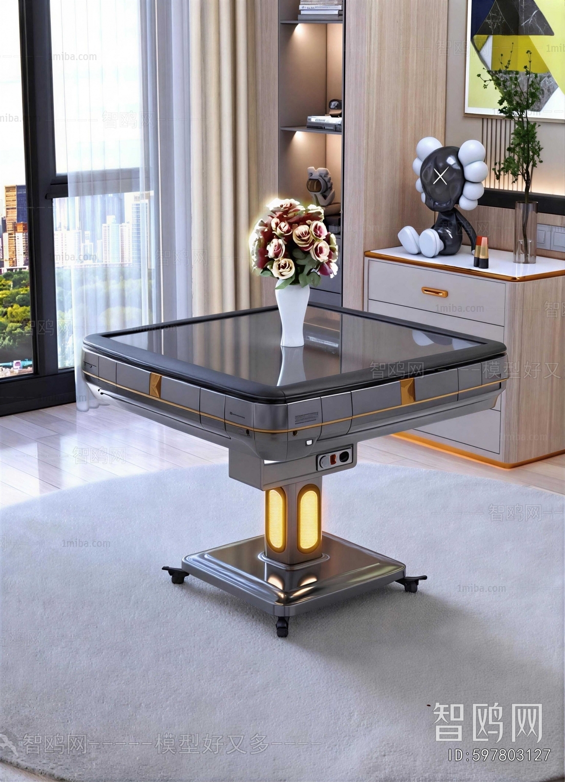 Modern Mahjong Tables And Chairs