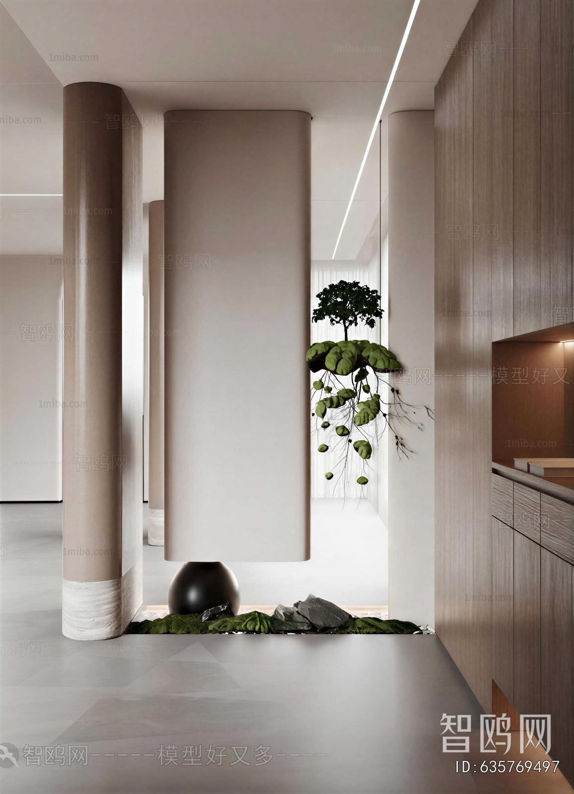 Modern Hallway