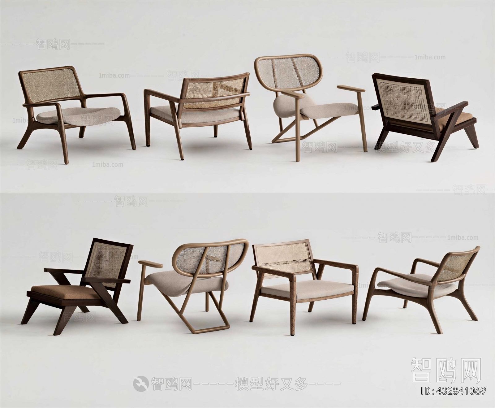 Wabi-sabi Style Lounge Chair