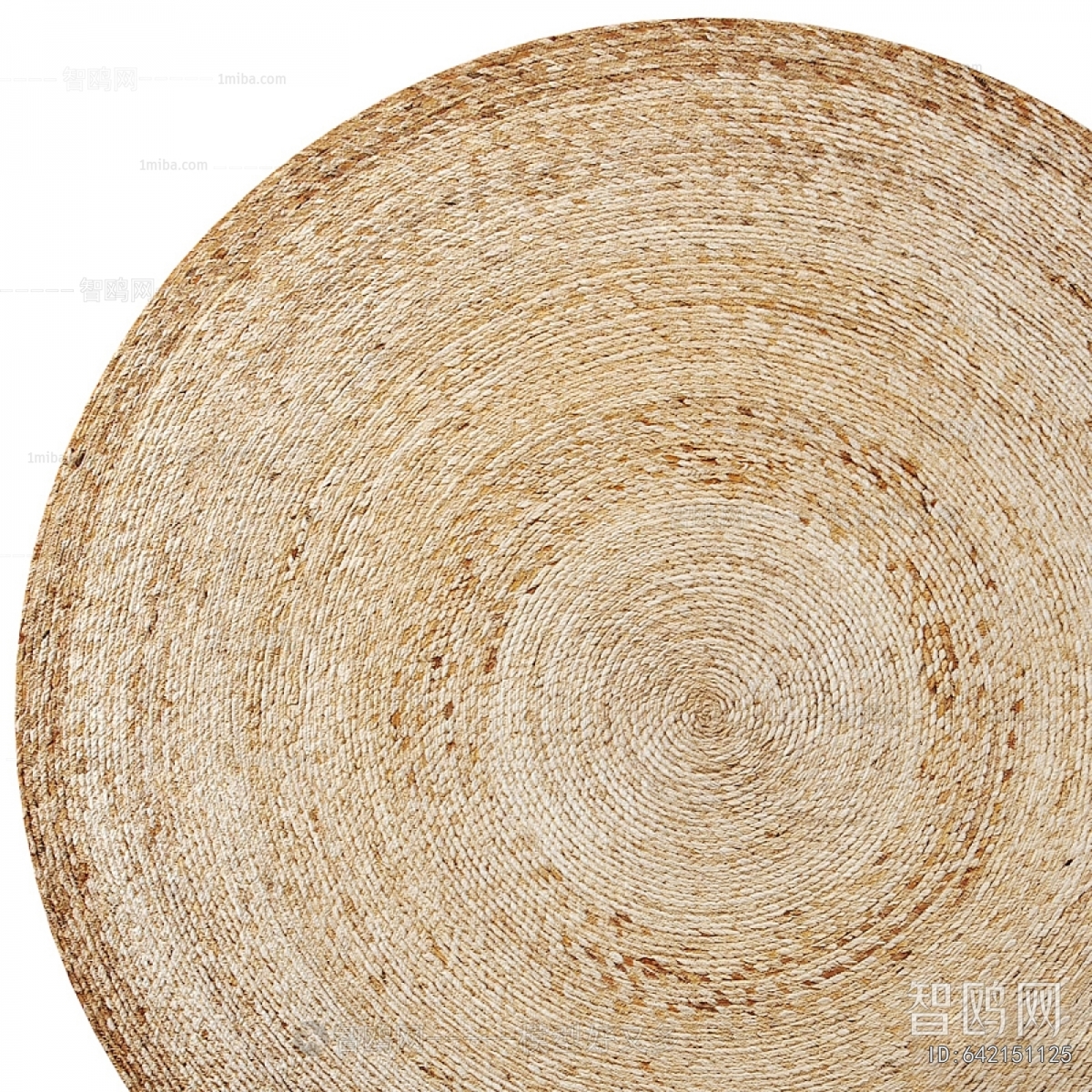 Wabi-sabi Style Circular Carpet