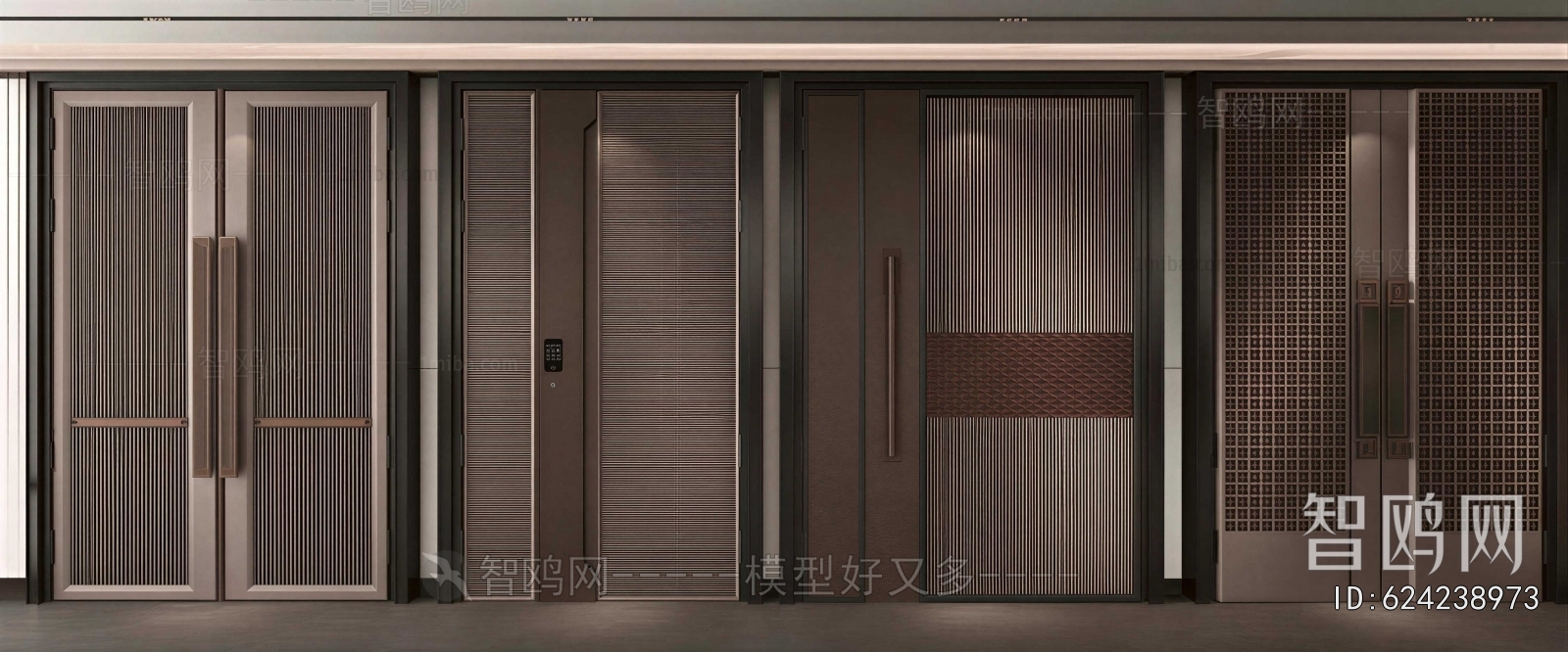 New Chinese Style Entrance Door